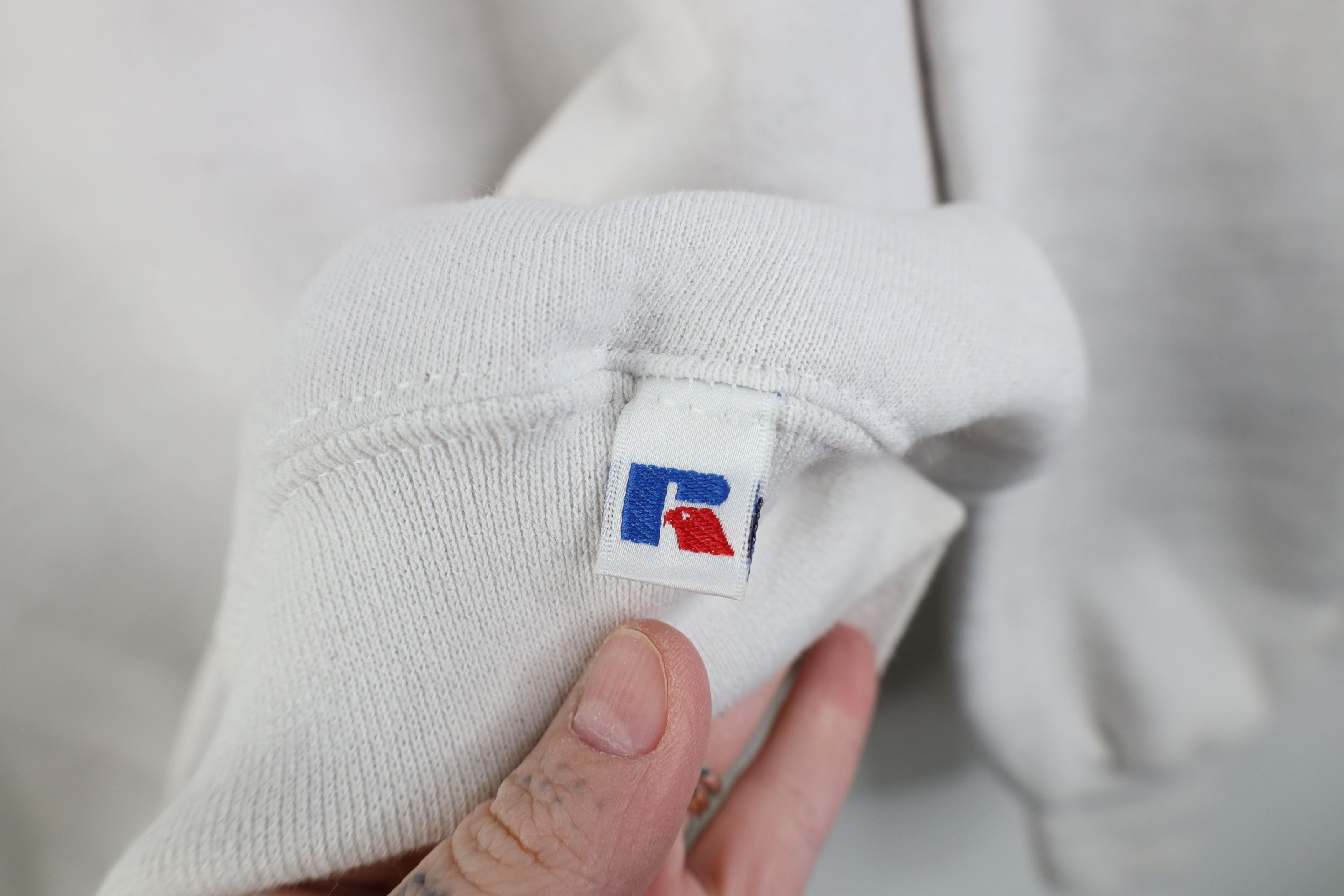Russell Athletic Vintage 90s Russell Athletic Blank Crewneck Sweatshirt White Size US M / EU 48-50 / 2 - 4 Thumbnail
