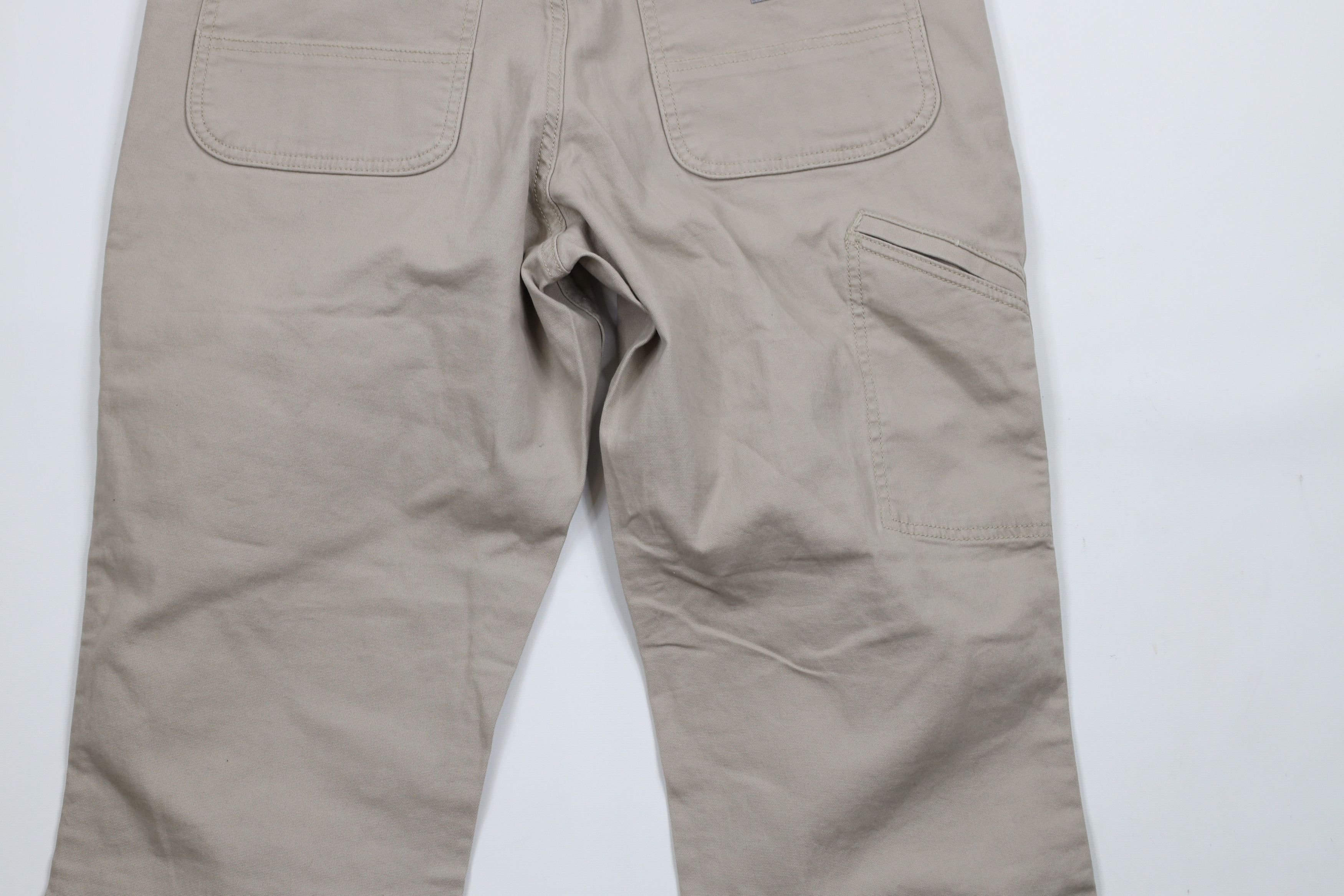 Carhartt × Vintage Vintage Carhartt Relaxed Wide Leg Dungaree Work Pants Beige Size US 34 / EU 50 - 10 Thumbnail