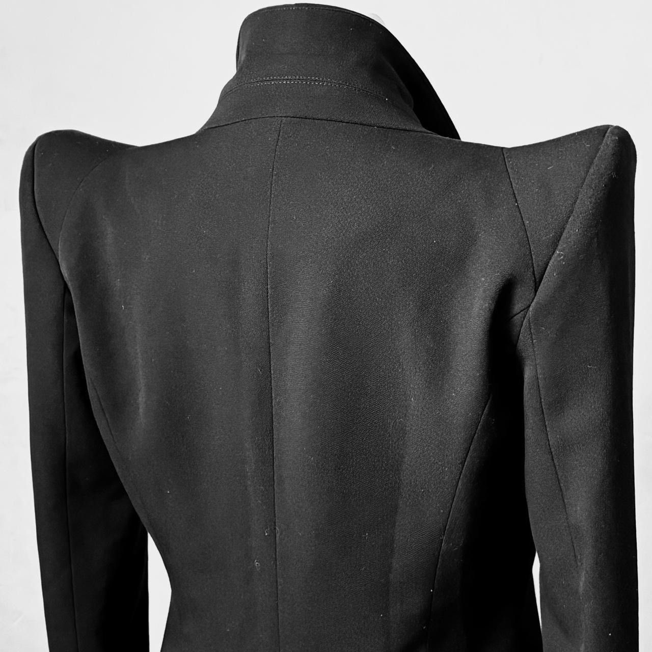 Vintage Power shoulders Avant - Garde vintage jacket Size S / US 4 / IT 40 - 5 Thumbnail