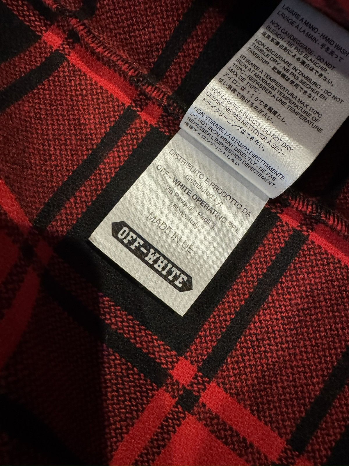 Off-White Off-White 13 Red Flannel Size US XS / EU 42 / 0 - 6 Thumbnail