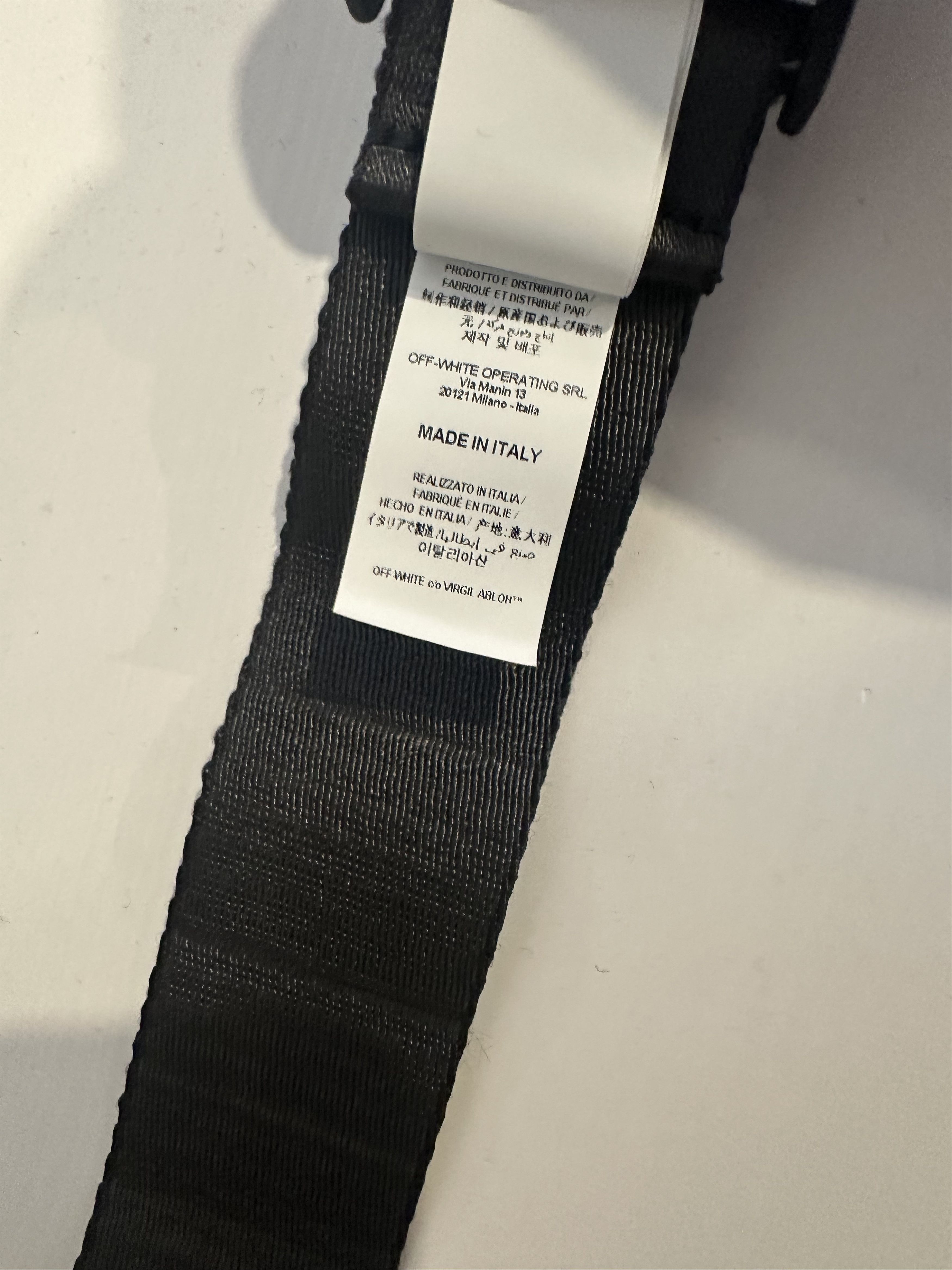 Off-White SS20 Industrial Belt Size ONE SIZE - 6 Thumbnail