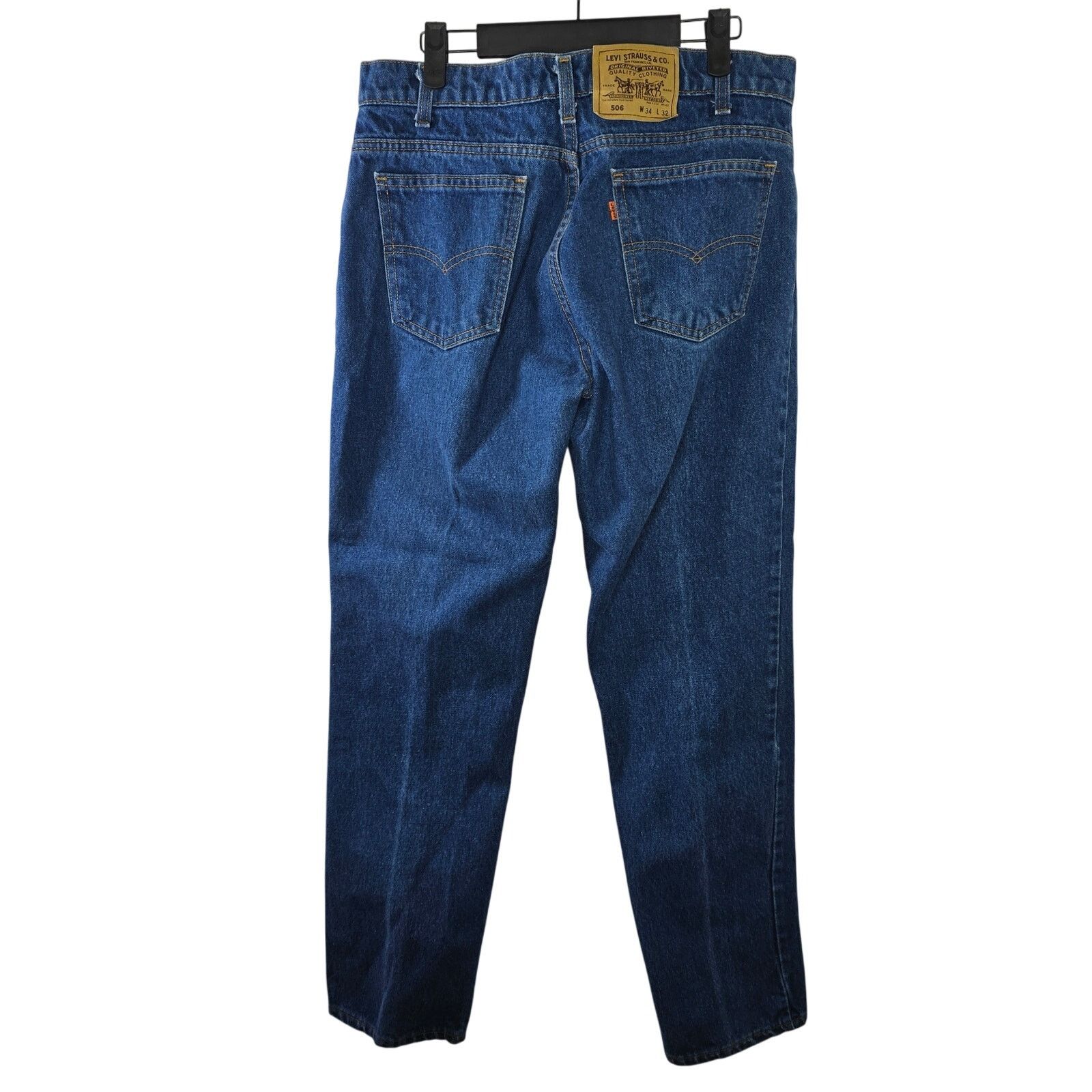 Levi's Vtg Levi's USA Made Orange Tab 506 Denim Jeans Size 34W 32L Size US 34 / EU 50 - 7 Thumbnail