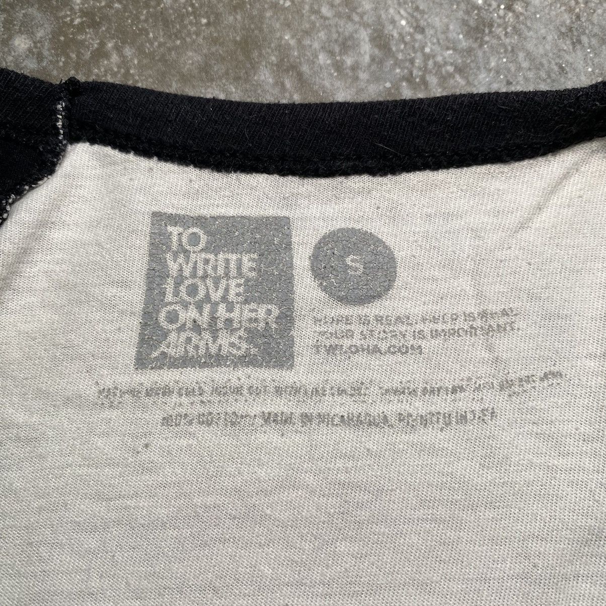 Vintage To Write Love On Her Arms Series 3q T Shirt Size US S / EU 44-46 / 1 - 4 Thumbnail