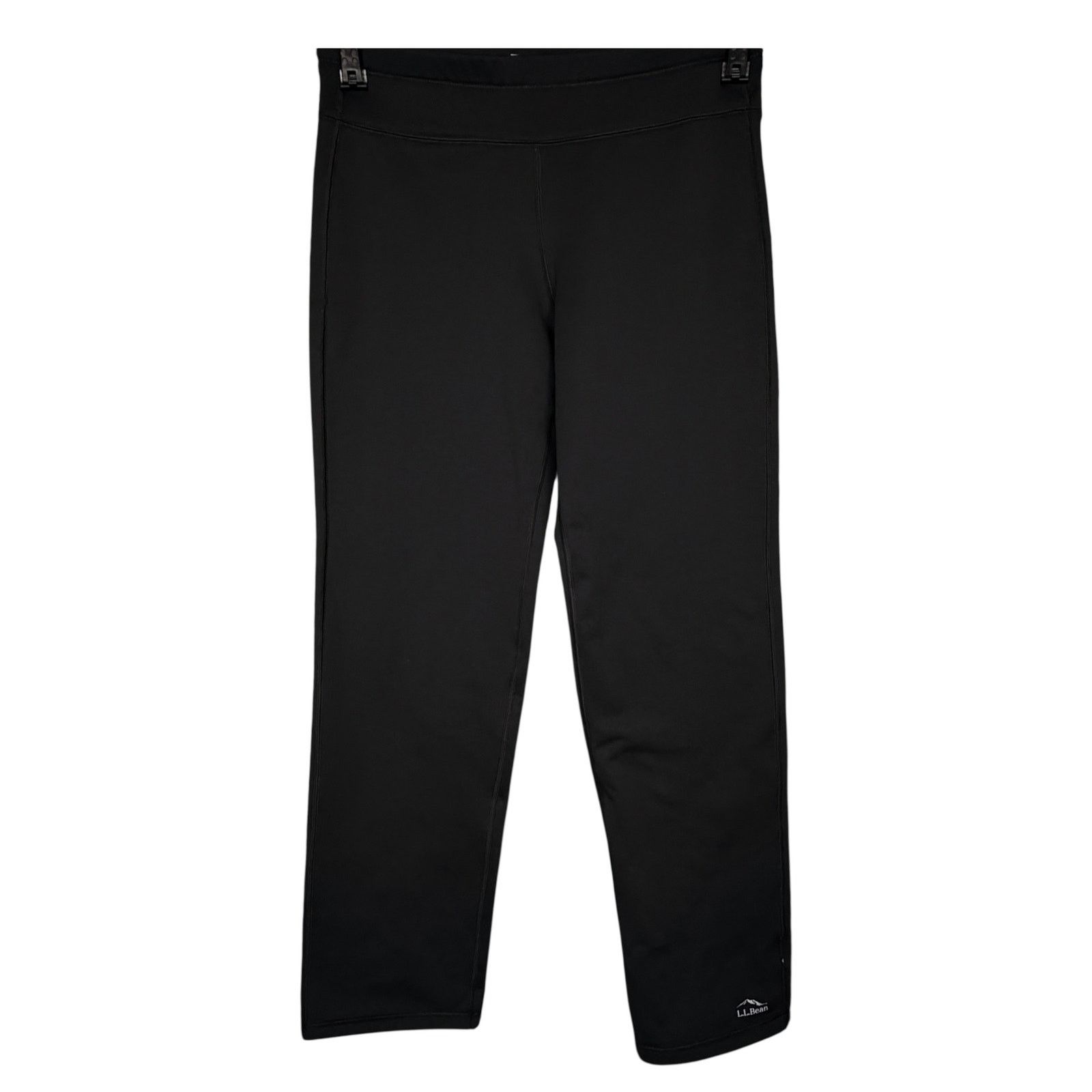 L.L. Bean LL Bean Women Black Primaloft Fleece Lined Leggings Med Tall Size 31" - 1 Thumbnail