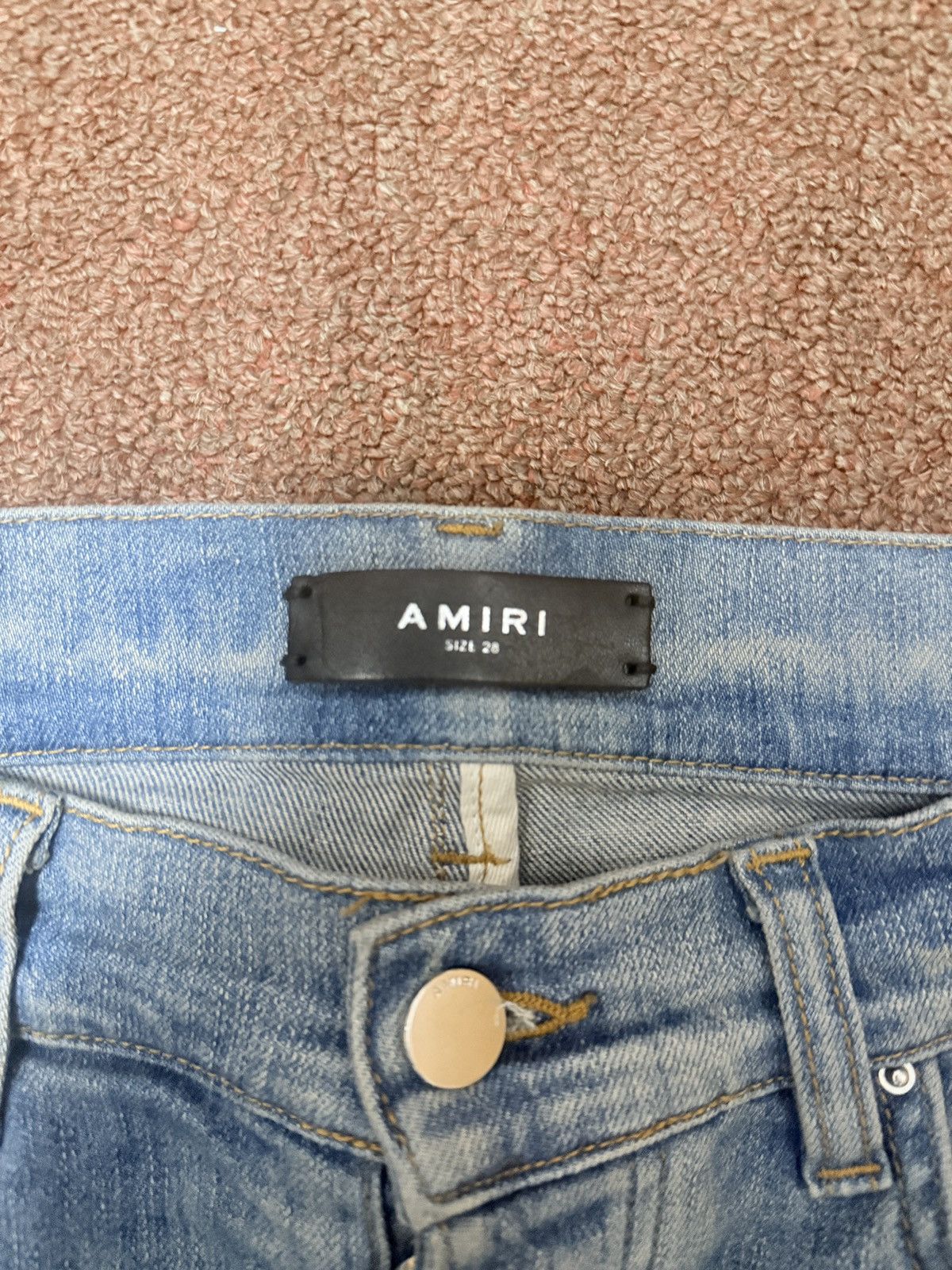 Amiri Amiri MX2 blue camo jeans Size US 28 / EU 44 - 3 Thumbnail