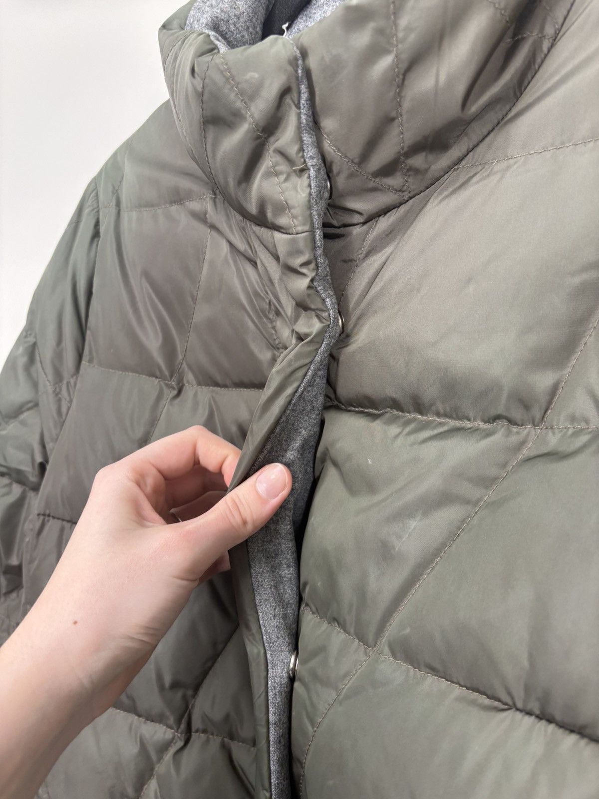 Bogner Bogner Willy Limonta Women’s Khaki Down Puffer Jacket Coat Size M / US 6-8 / IT 42-44 - 8 Thumbnail