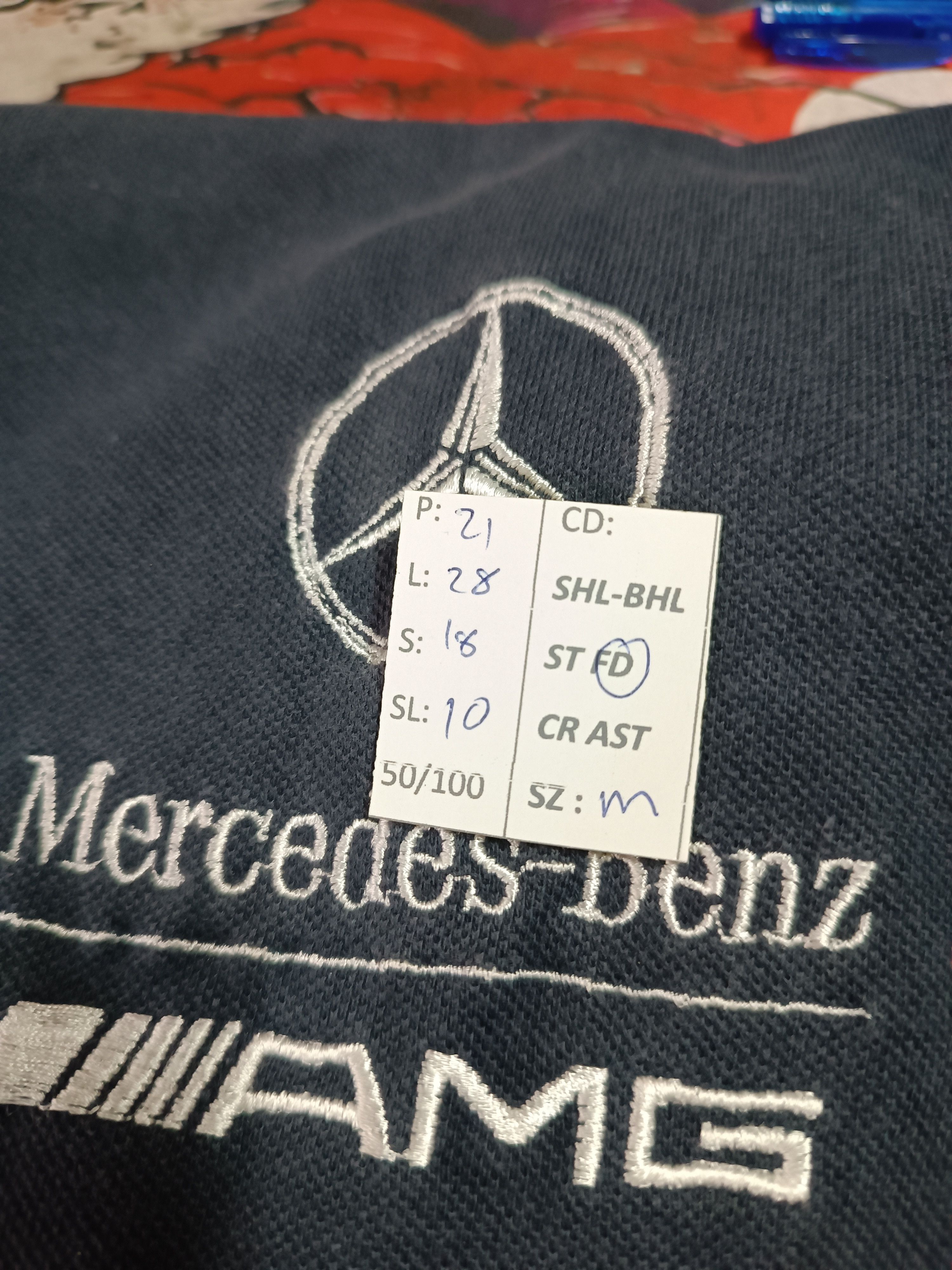 Mercedes-Benz VINTAGE FADED MERCEDES BENZ CAR RACING TEE F1 NASCAR Size US M / EU 48-50 / 2 - 19 Thumbnail