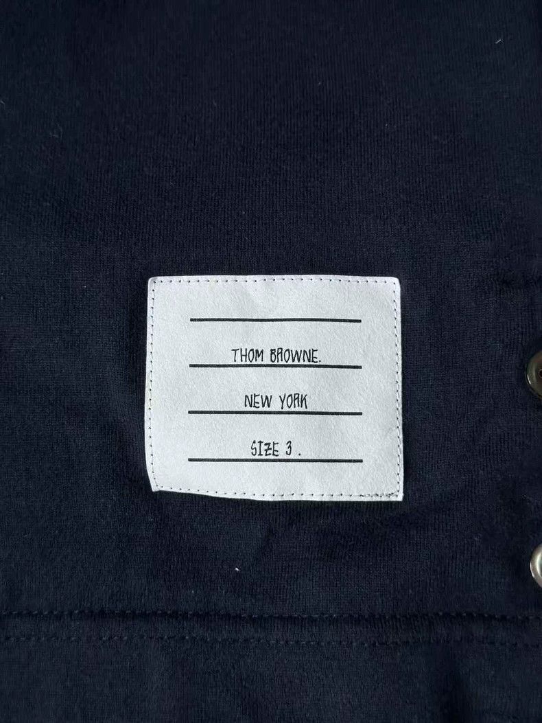 Thom Browne Thom Browne Blue long-sleeved hoodie Size US L / EU 52-54 / 3 - 4 Thumbnail