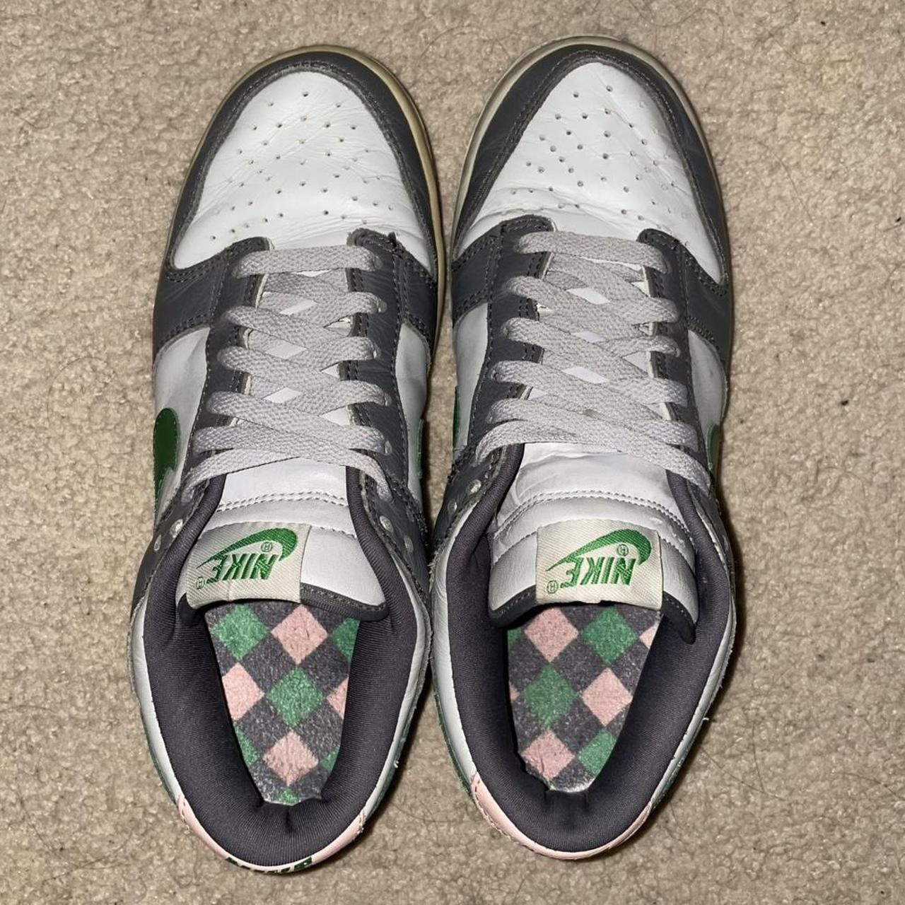 Nike Nike vintage 2003 grey green dunk shoe Size US 7.5 / EU 40-41 - 3 Thumbnail