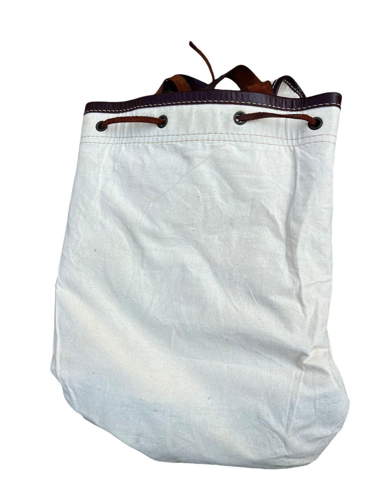 Leather Tideway Japan Muddy Stains Canvas Leather Hybrid Backpack Size ONE SIZE - 21 Thumbnail