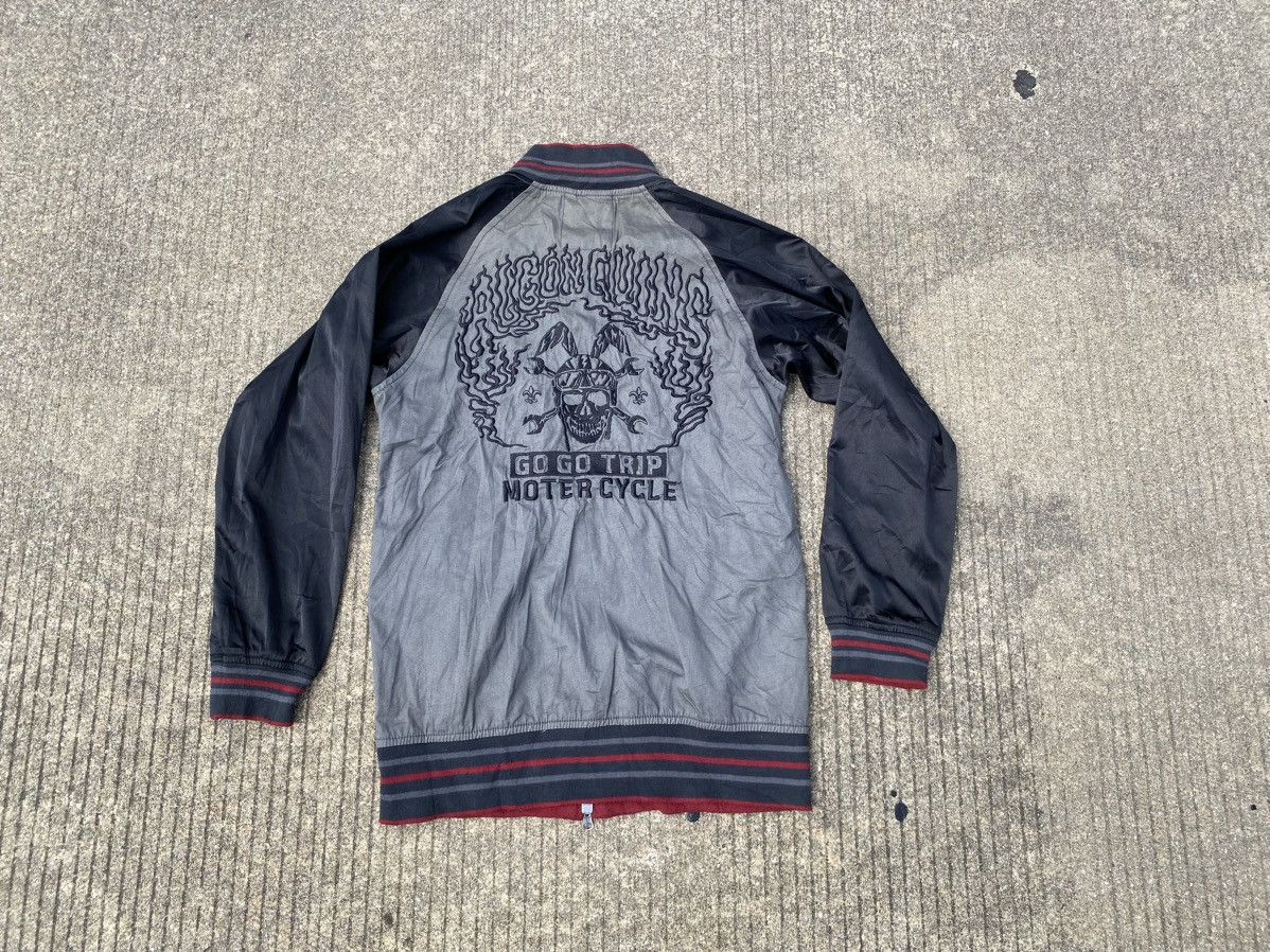 image of Racing x Vintage Bomber Jacket Motocycle in Black, Men's (Size Medium)