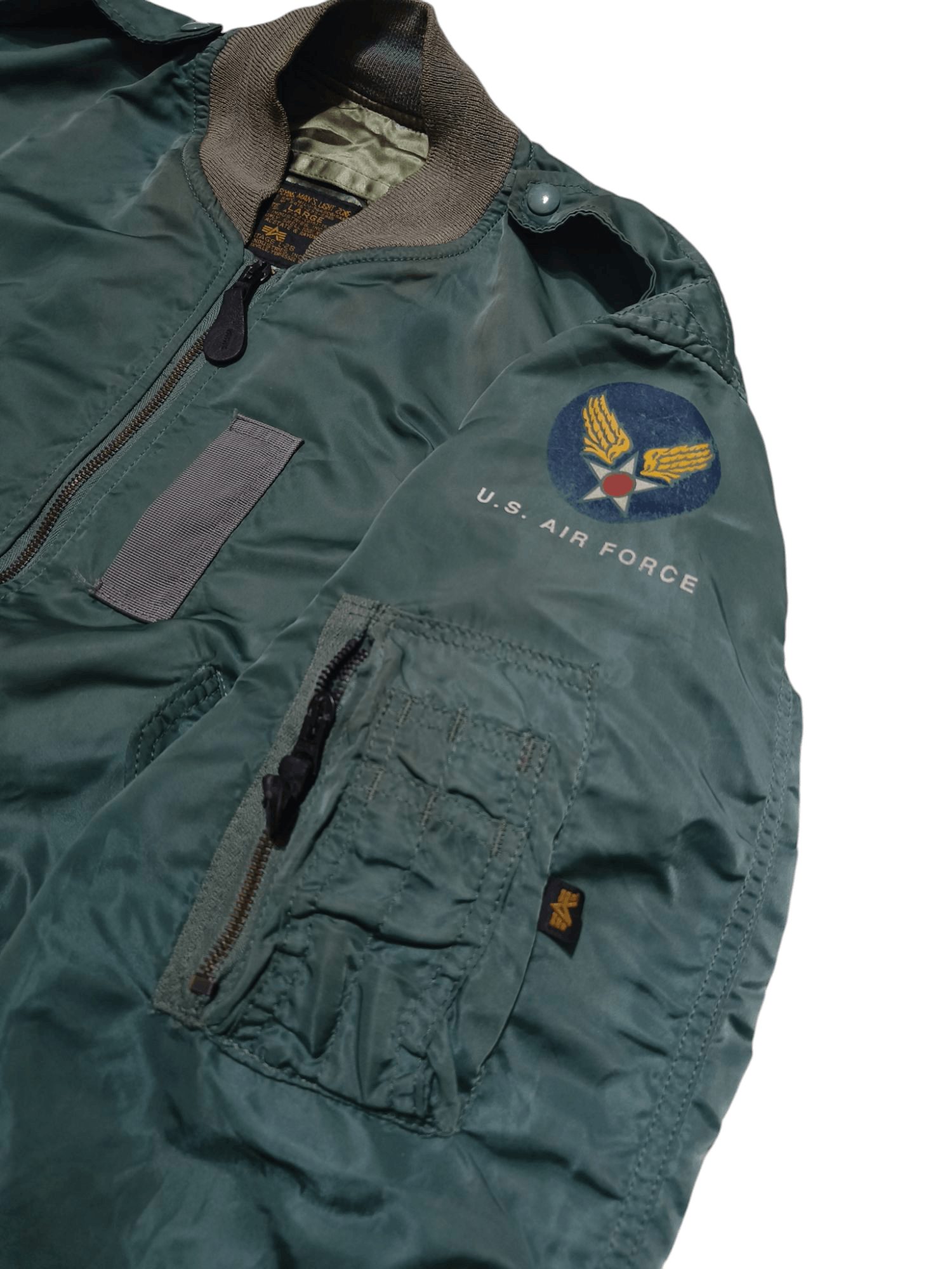 Alpha Industries Vintage Alpha Industries L-2B USA Air Force Flight Jacket Size US L / EU 52-54 / 3 - 4 Thumbnail