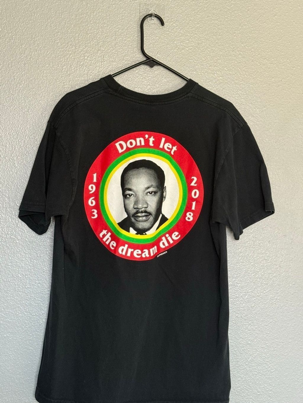 Supreme Men's Supreme Martin Luther King Jr. Tee Black L authentic Size US L / EU 52-54 / 3 - 1 Thumbnail