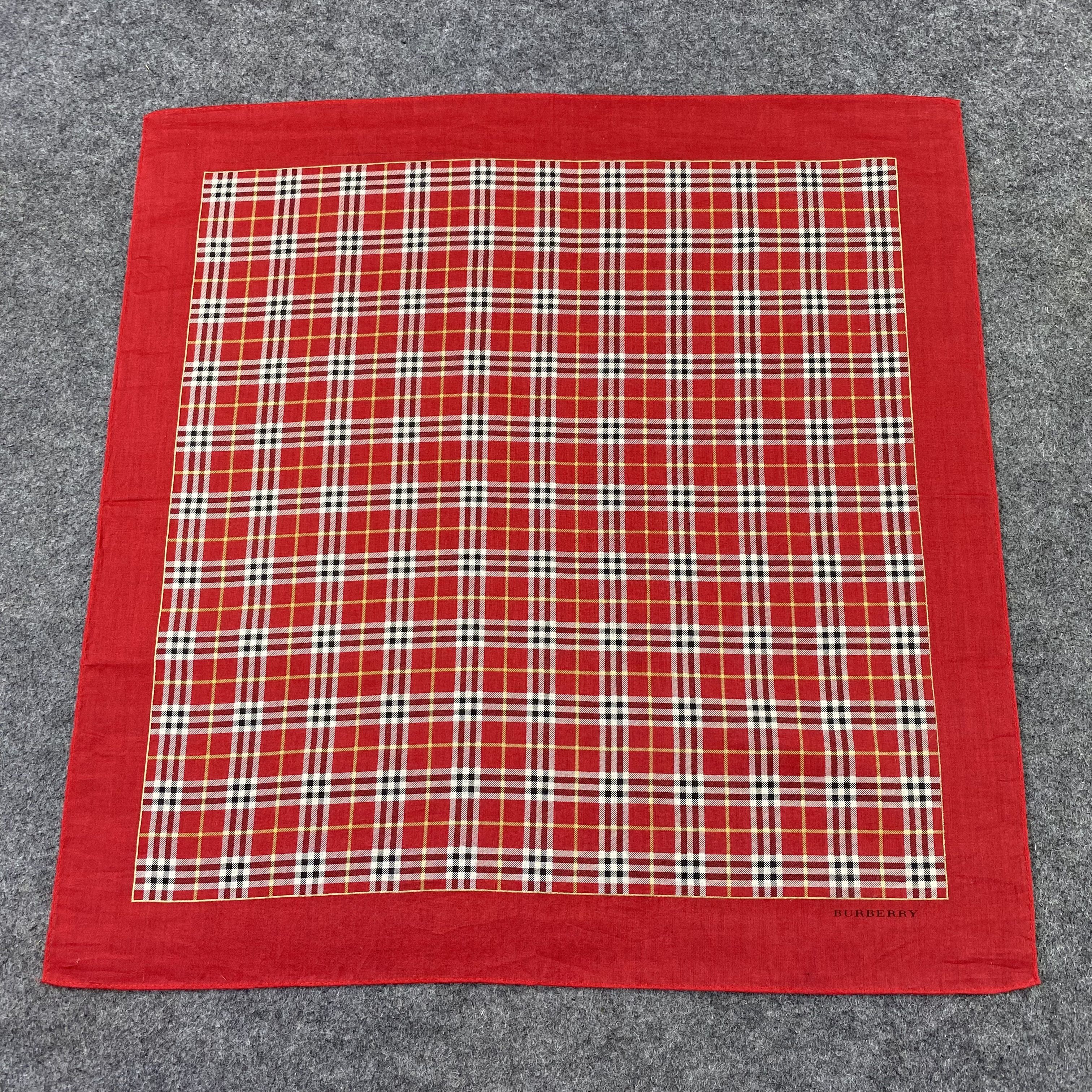 Burberry Burberry Handkerchief / Bandana / Neckerchief-B1124 Size ONE SIZE - 3 Thumbnail