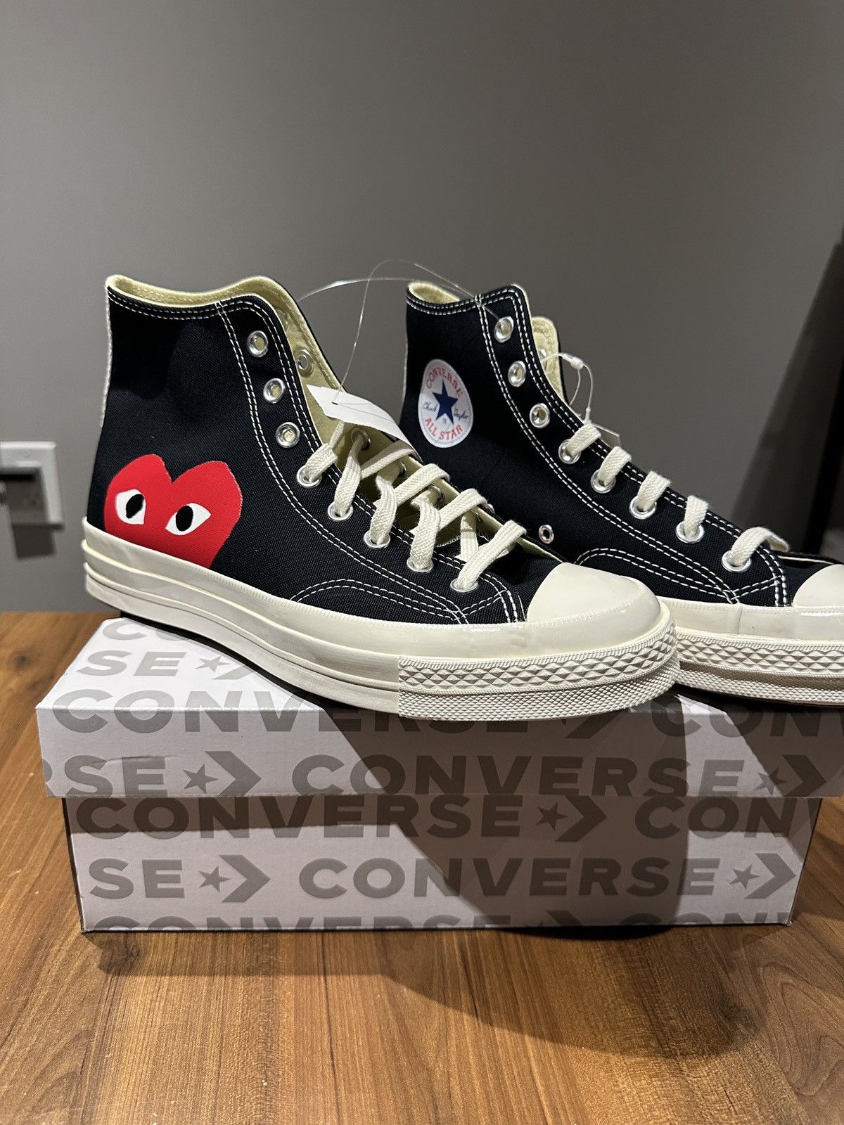 Comme des Garcons PLAY Comme des Garçons PLAY x Converse High Top Size US 10 / EU 43 - 1 Thumbnail