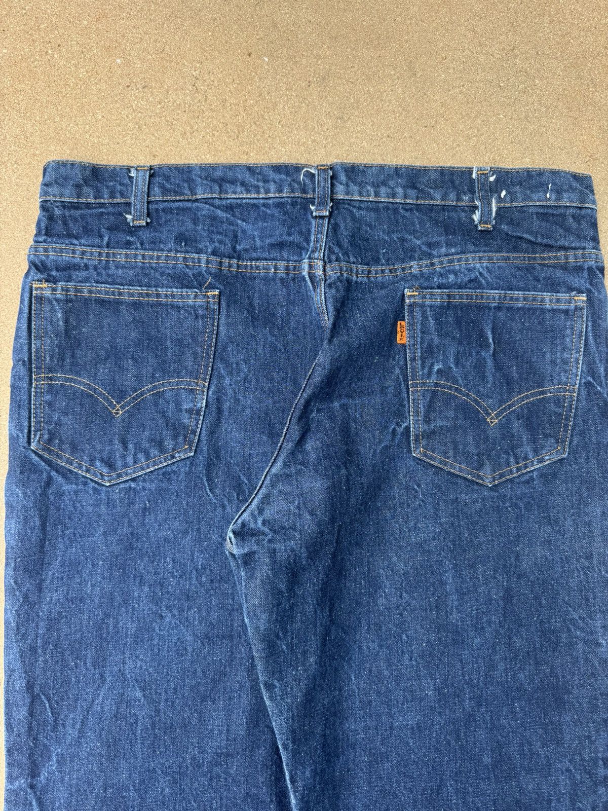 Vintage Vtg 70’s Levi’s 646 Orange Tab Bellbottom Flare Jeans 41x29 Size US 41 - 7 Thumbnail