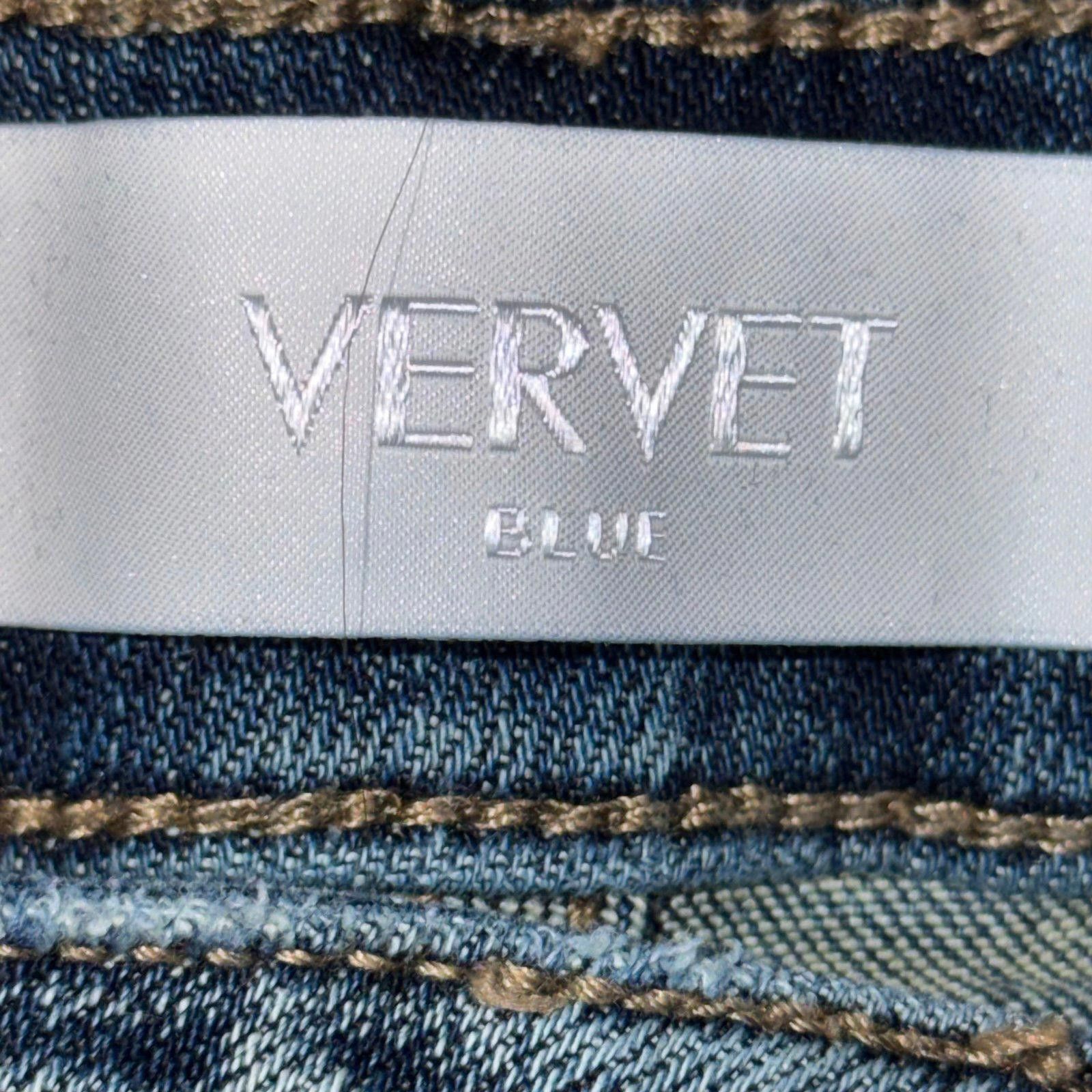 Other Vervet Blue Size 29 Crossover Distressed Skinny Jeans Size 29" - 7 Thumbnail