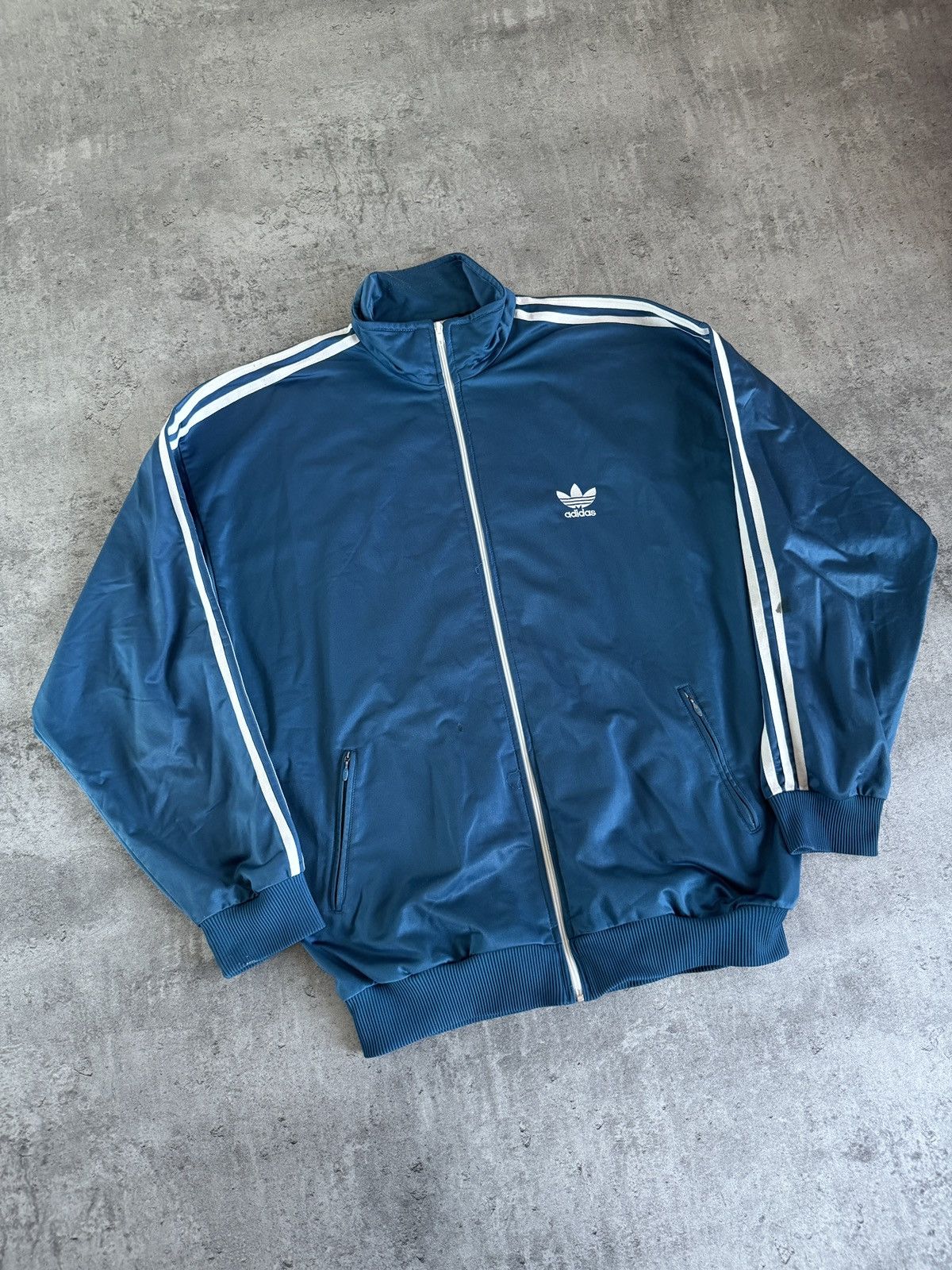 Adidas × Japanese Brand × Vintage Adidas Vintage 90s zip tracksuit rap skate boxy fit Size US XL / EU 56 / 4 - 2 Thumbnail