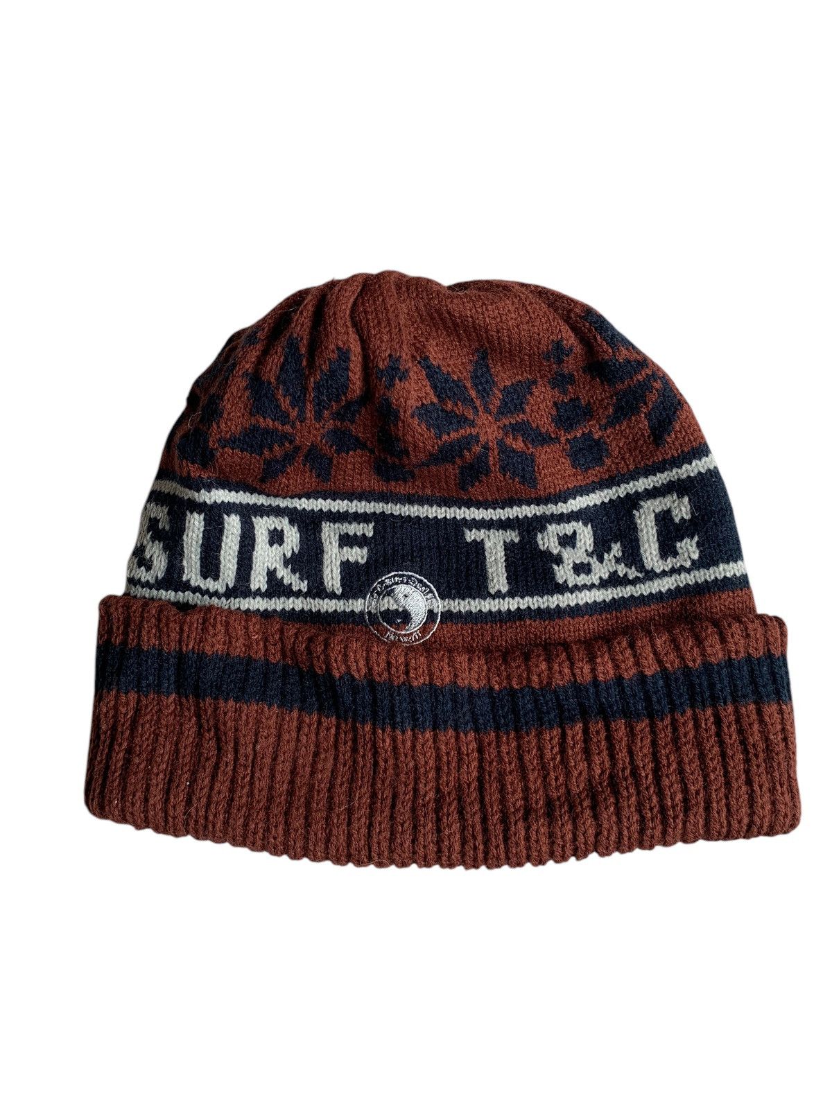 Japanese Brand × Kapital × Vintage Vintage Knitted T&C Surf Winter Sessions Beanie Hats Size ONE SIZE - 1 Thumbnail