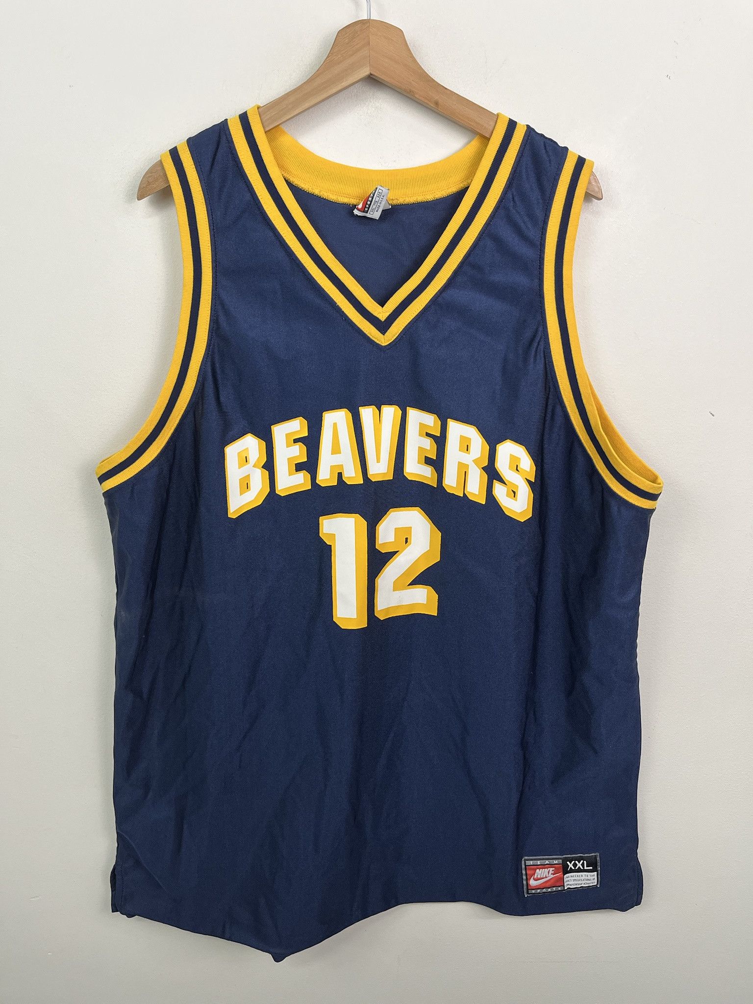 Nike Vintage Nike Jersey 1990s Nike Oregon State Beavers Basketball Jersey XXL Size US XXL / EU 58 / 5 - 1 Thumbnail