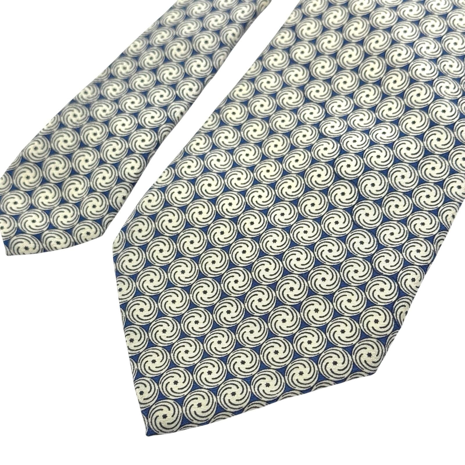 Christian Dior Monsieur Christian Dior Whirlpool Pattern Tie Size ONE SIZE - 4 Thumbnail