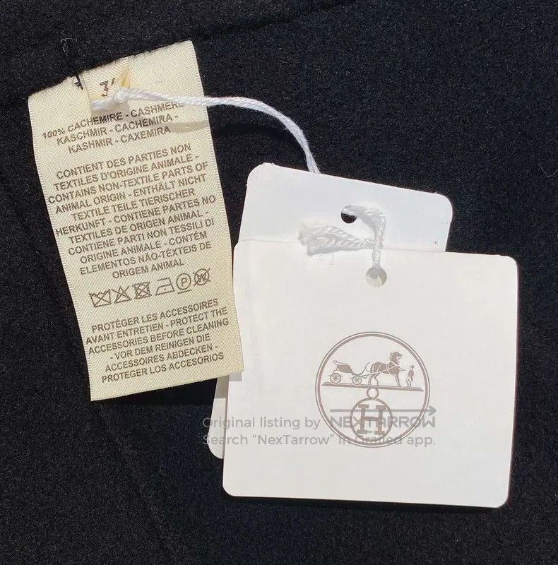 Hermes Hermes Black cashmere belted coat Size XXS / US 00 / IT 34 - 7 Thumbnail