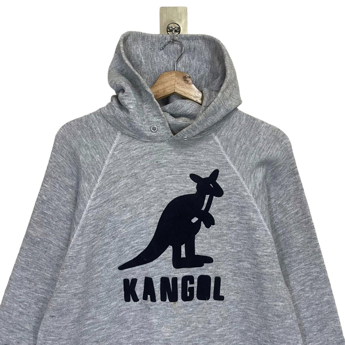 Kangol Vintage 80s Kangol Big Logo Hoodie Size US M / EU 48-50 / 2 - 4 Thumbnail