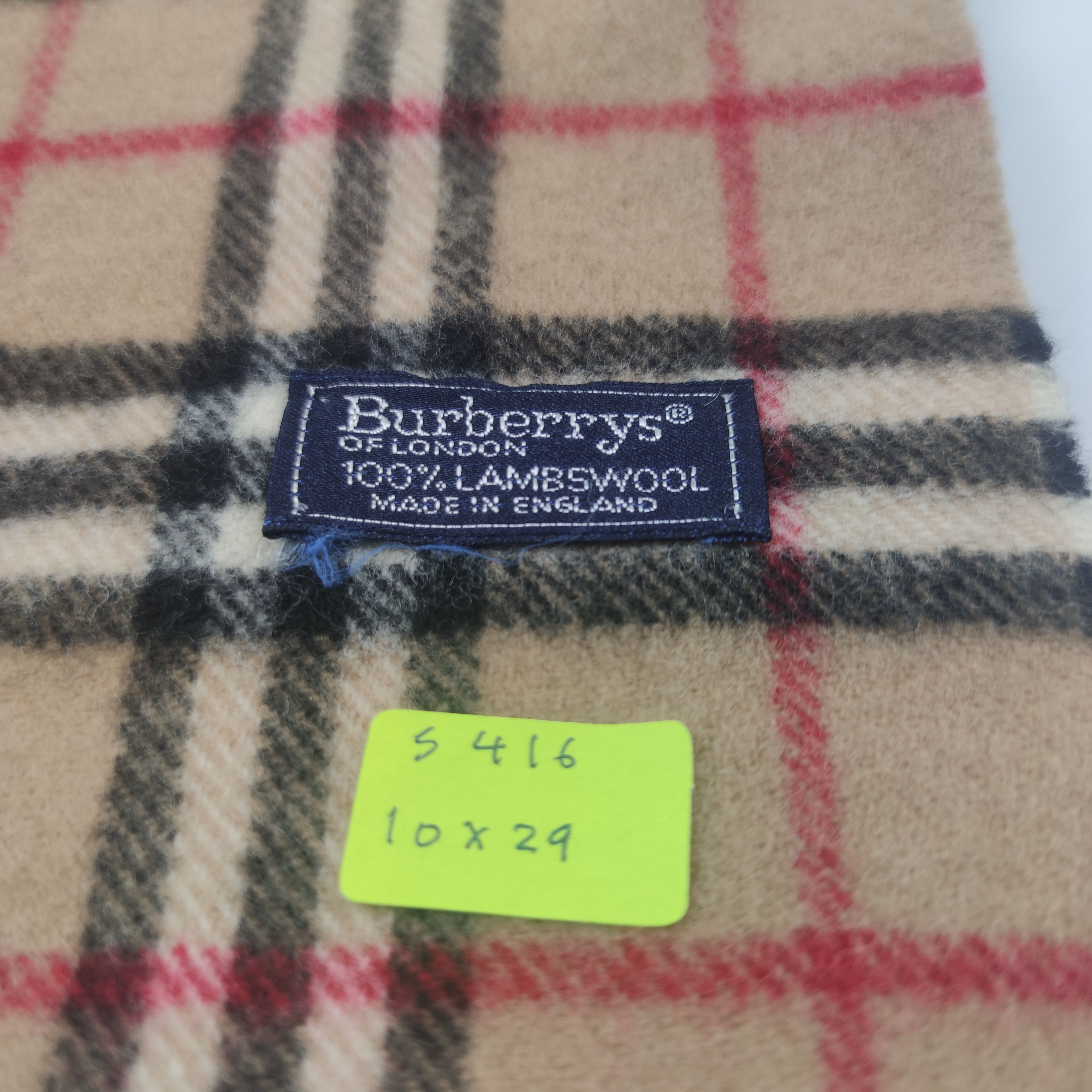 Burberry Burberry Nova Check Scarf/Muffler/Wool S416 Size ONE SIZE - 4 Thumbnail