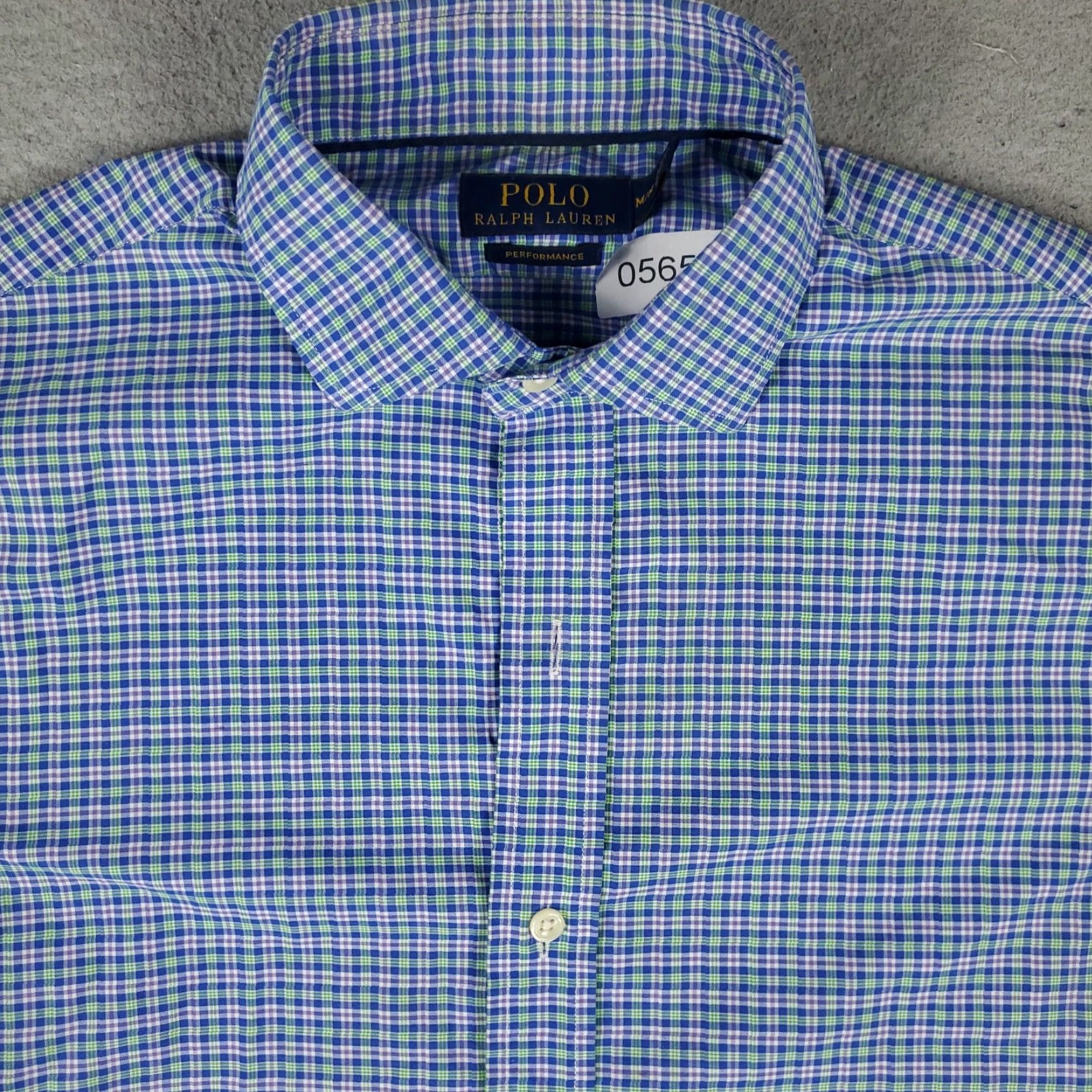 Ralph Lauren Ralph Lauren Button-Up Shirt Mens Medium Blue Plaid Long Sleeve Regular Fit Classic Preppy Size US M / EU 48-50 / 2 - 2 Thumbnail