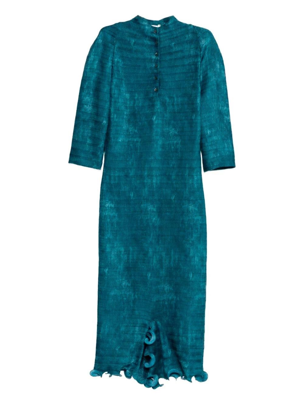 Fendi `Faded Plisse` Dress Size M / US 6-8 / IT 42-44 - 1 Thumbnail