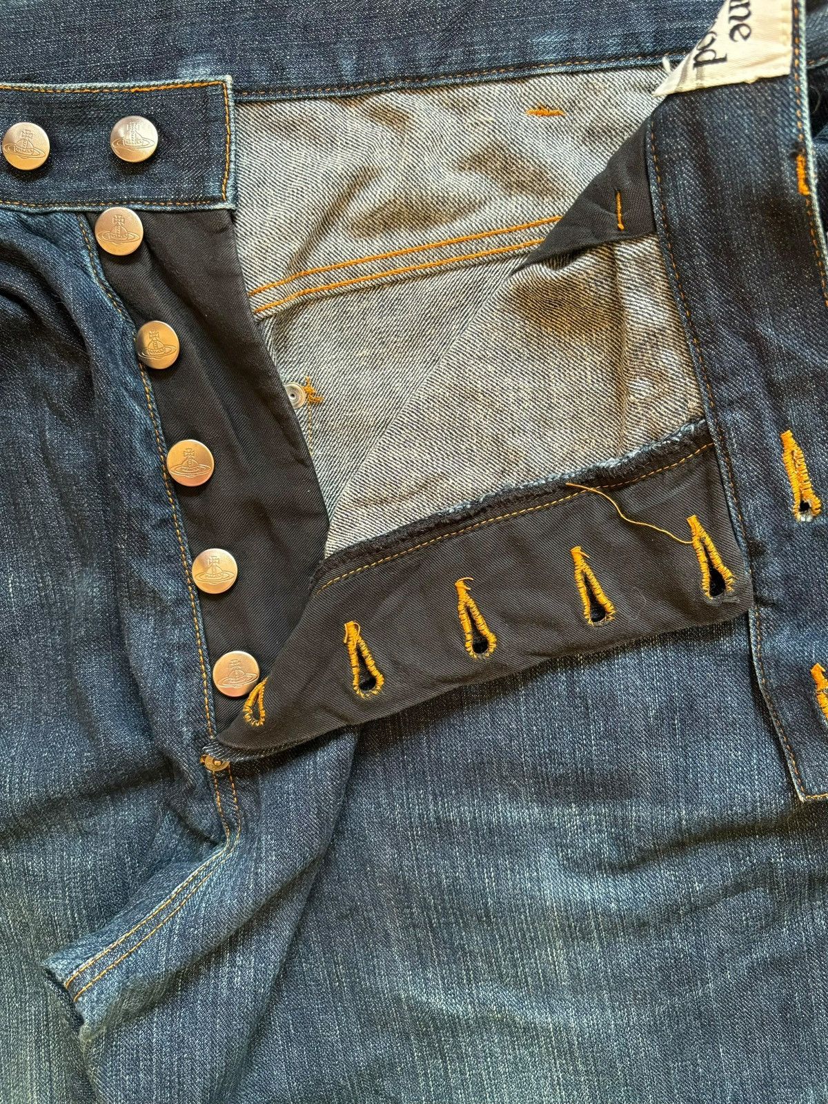 Vivienne Westwood Vivienne Westwood Asymmetric Drunken Alcoholic Jeans Size US 29 - 3 Thumbnail