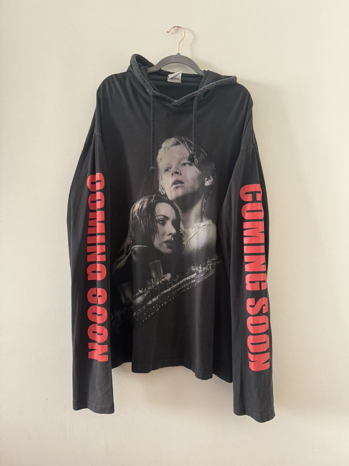 Vetements VETEMENTS titanic coming soon thin HOODIE SS16 Size US L / EU 52-54 / 3 - 14 Thumbnail