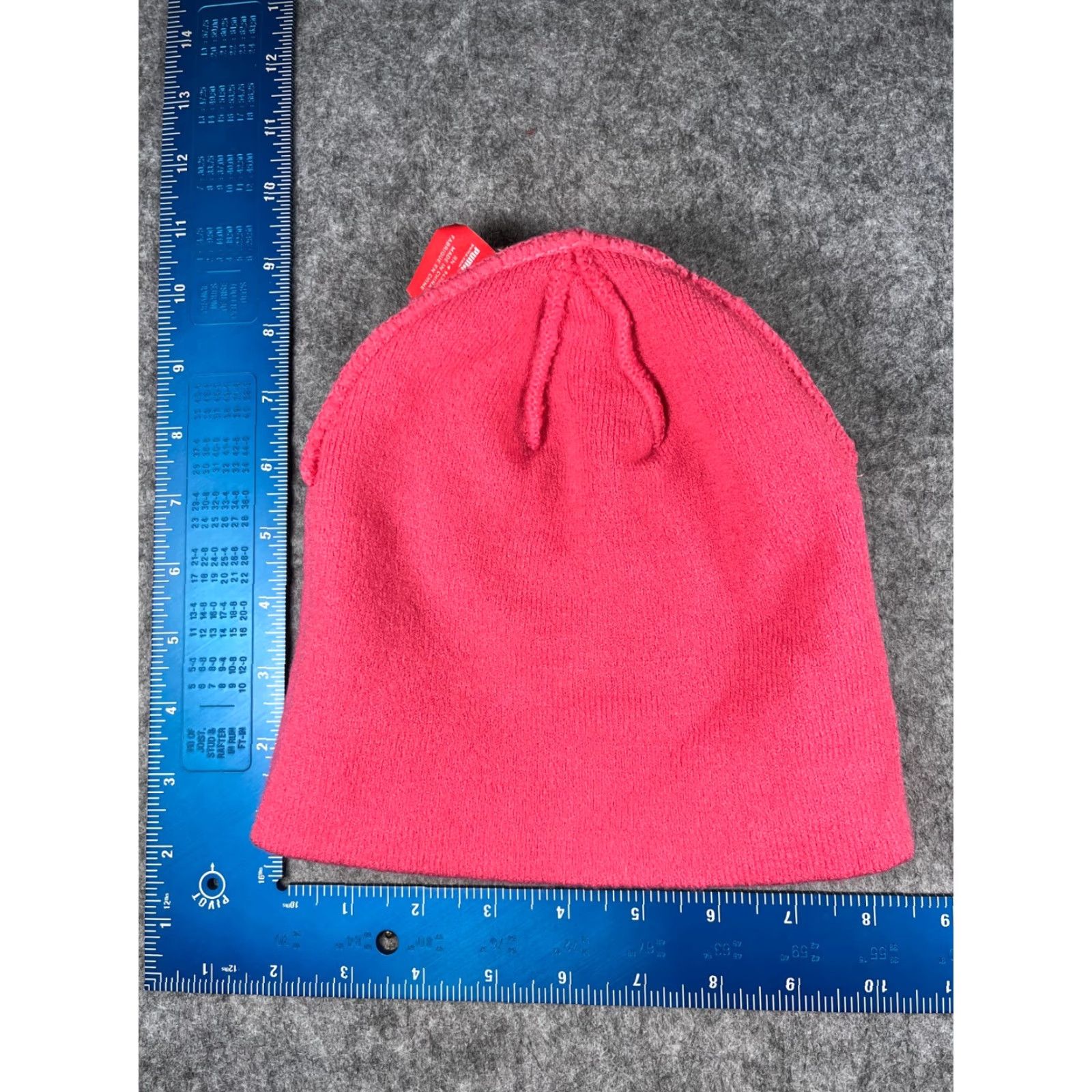 Puma Puma Beanie Unisex Adults One Size Pink Knit 100% Acrylic Beanie Ski Outdoor Logo Hat Size ONE SIZE - 4 Thumbnail