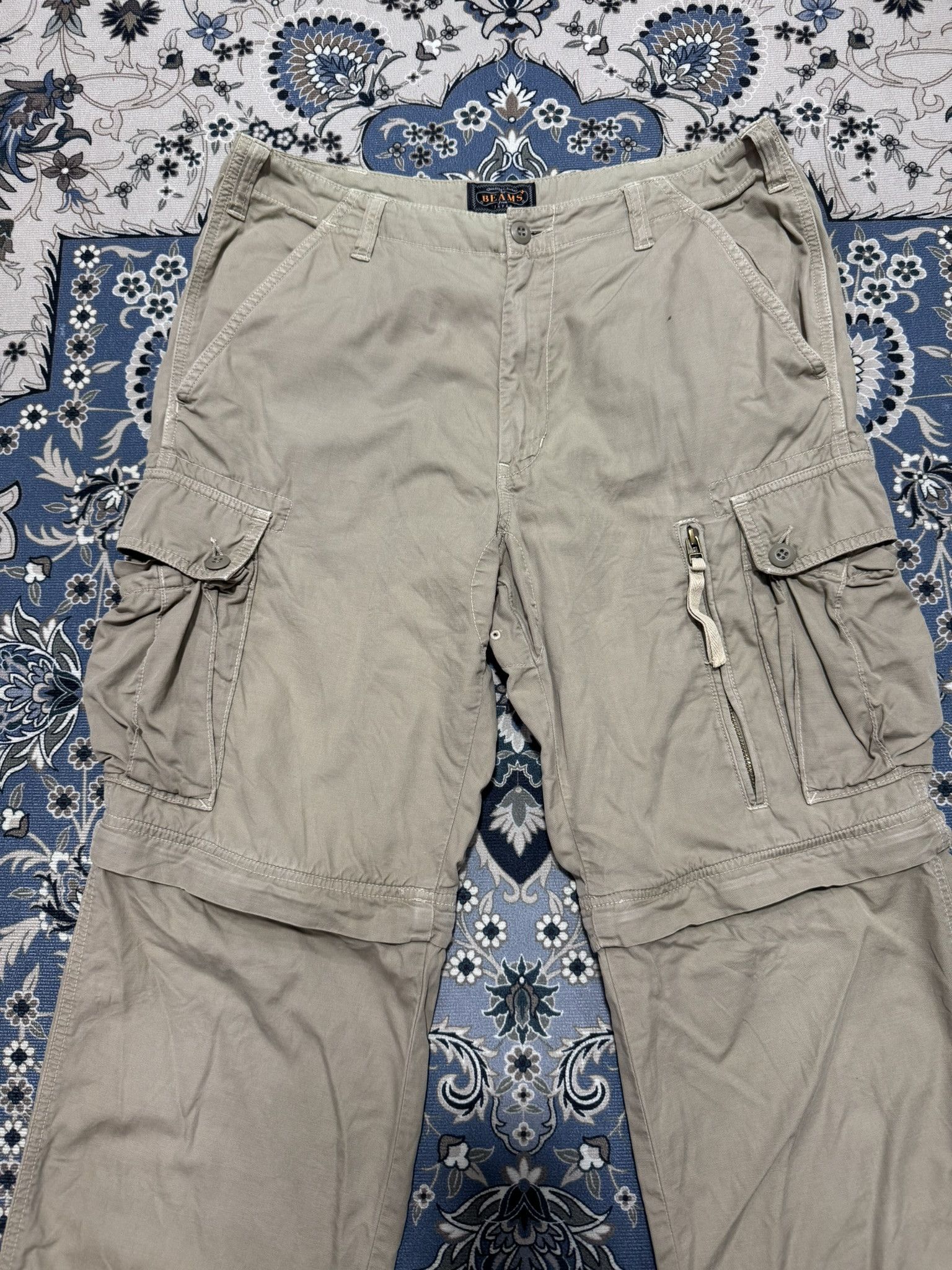 Beams Plus × Beauty Beast × If Six Was Nine Beams Plus Japan Cargo Pocket Tactical Pants Sun Faded Size US 34 / EU 50 - 3 Thumbnail