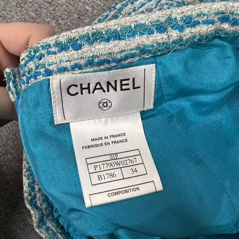 Chanel Chanel Baby Blue ThreePiece Set -2505 Size US 34 / EU 50 - 8 Thumbnail