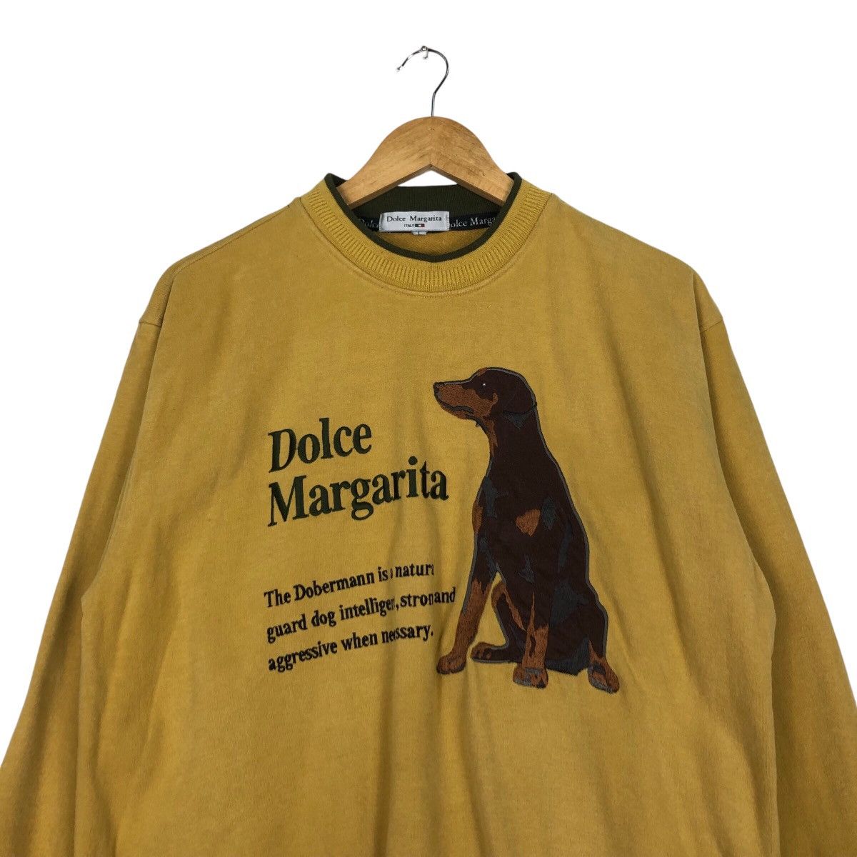 Vintage Dolce Margarita Vintage Sweatshirt Dog Lovers Medium Size US M / EU 48-50 / 2 - 2 Thumbnail