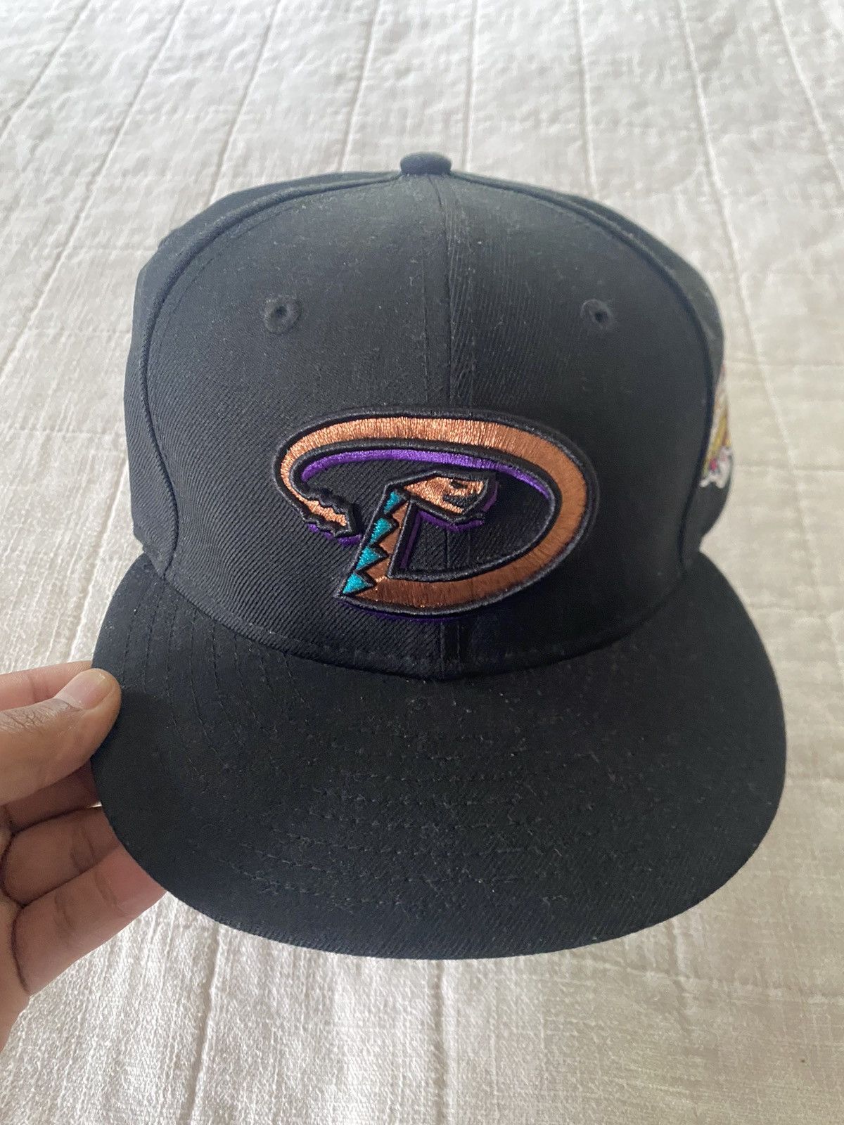 MLB × New Era × Vintage 7 1/4 Arizona diamondbacks 2001 World Series 🌎 Size ONE SIZE - 8 Thumbnail