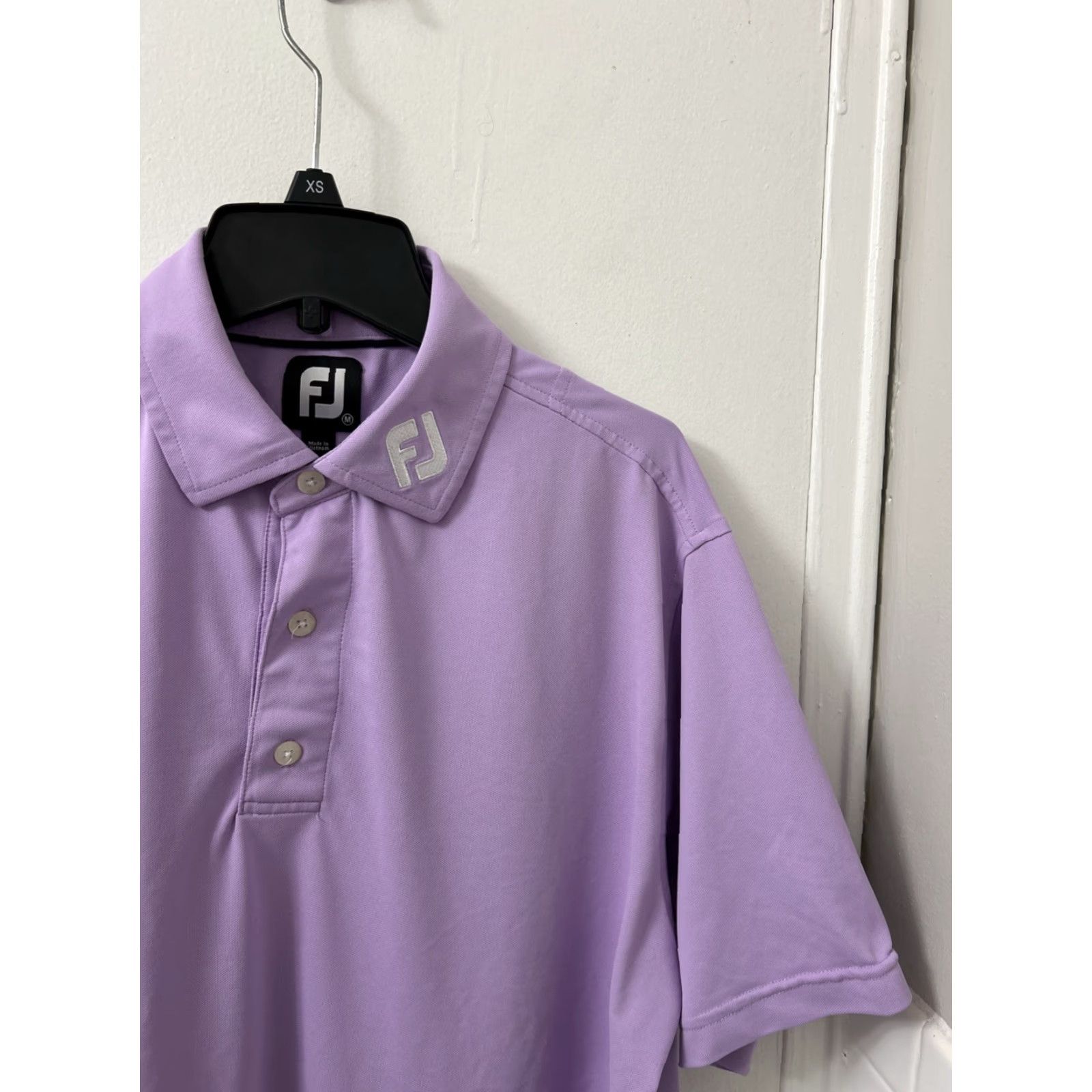 Footjoy FootJoy Polo Shirt Mens Size M Purple Short Sleeve Golf Performance Stretch Breathable Regular Fit Logo Size US M / EU 48-50 / 2 - 4 Thumbnail
