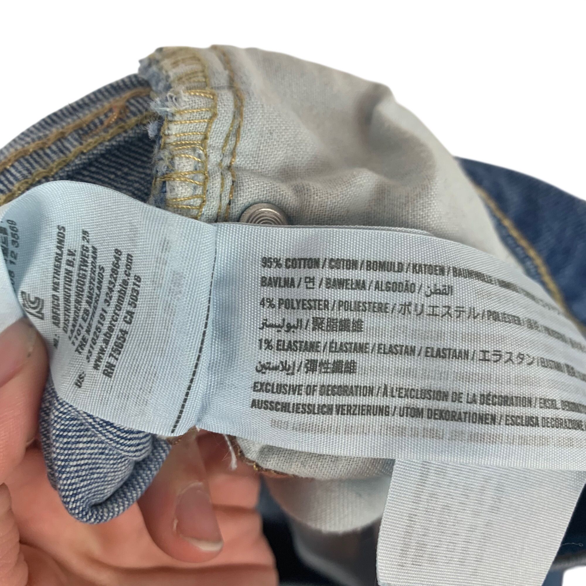 Hollister Men's Hollister Epic Flex Skinny Medium Wash Jeans Size 30x3 Size US 30 / EU 46 - 8 Thumbnail