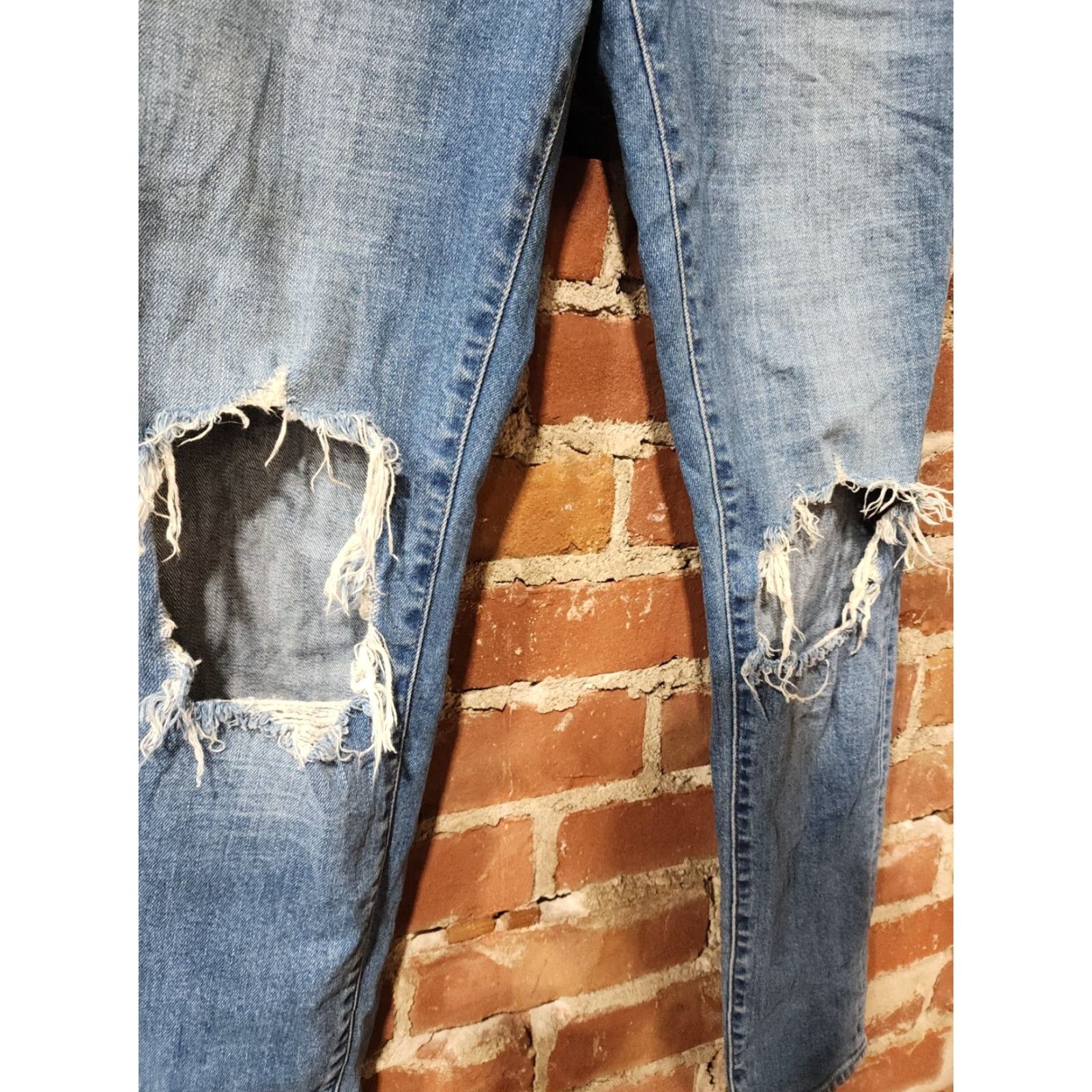 Levi's Levi's Premium 721 High Rise Skinny Denim Jeans Women's 28 Blue Dark Wash Jeans Size 28" / US 6 / IT 42 - 4 Thumbnail