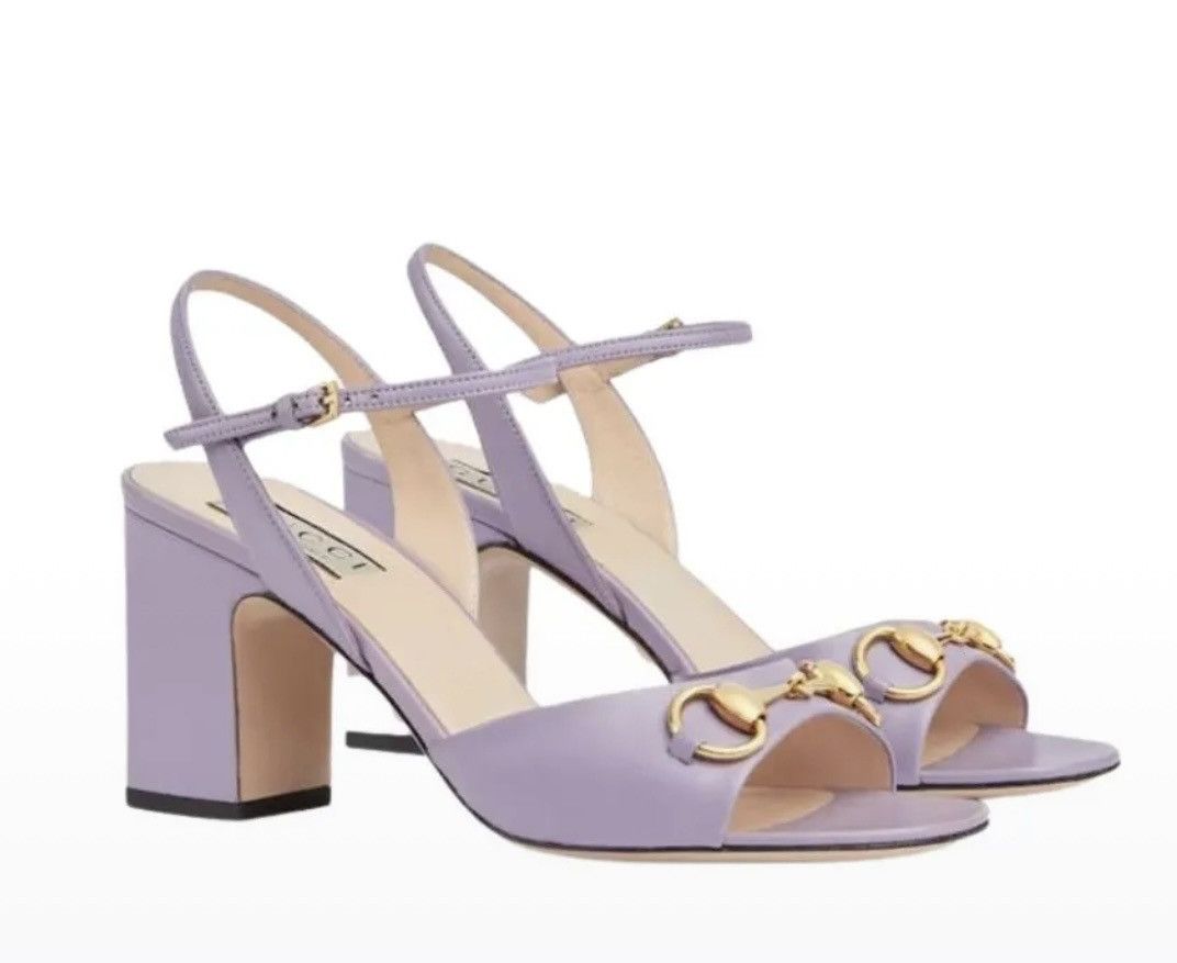 Gucci Gucci Horsebit One Strap Leather Sandal 36.5 Size US 6.5 / IT 36.5 - 1 Thumbnail