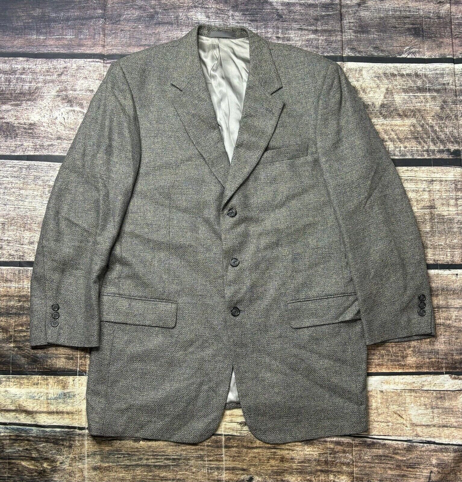 Givenchy Monsieur Blazer Jacket Men's 42L Worsted Wool Silk