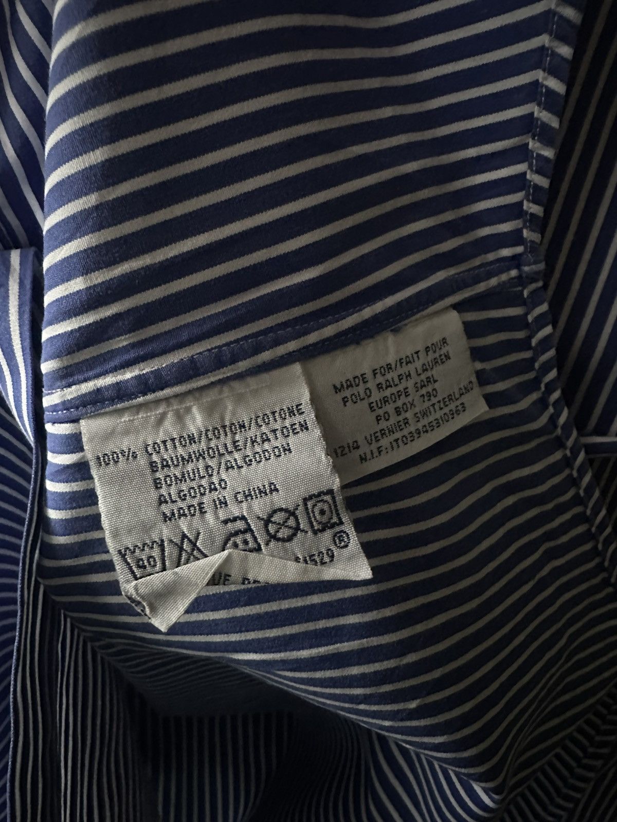 Polo Ralph Lauren Polo Ralph Lauren Stripped Cotton Shirt Size US XL / EU 56 / 4 - 5 Thumbnail