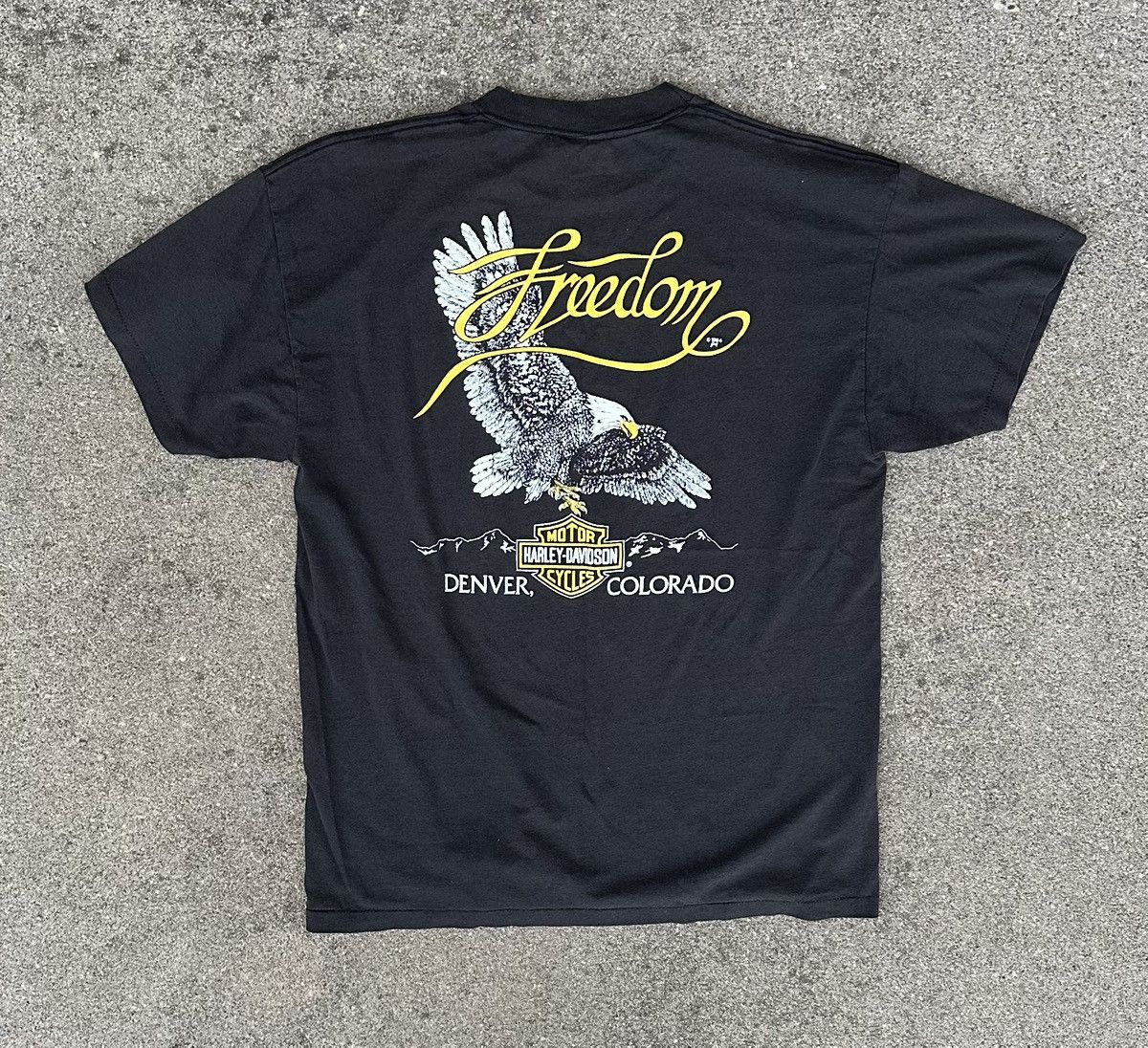 Harley Davidson Vintage 1989 Harley Davidson 3D Emblem Shirt XL Size US XL / EU 56 / 4 - 3 Thumbnail