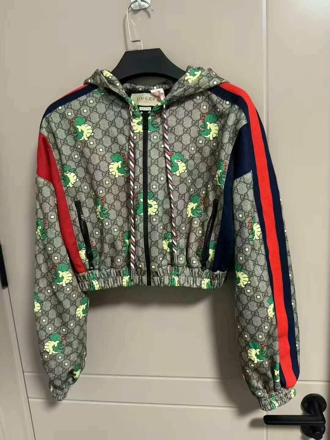 Gucci gucci cartoon logo cropped jacket Size S / US 4 / IT 40 - 1 Thumbnail