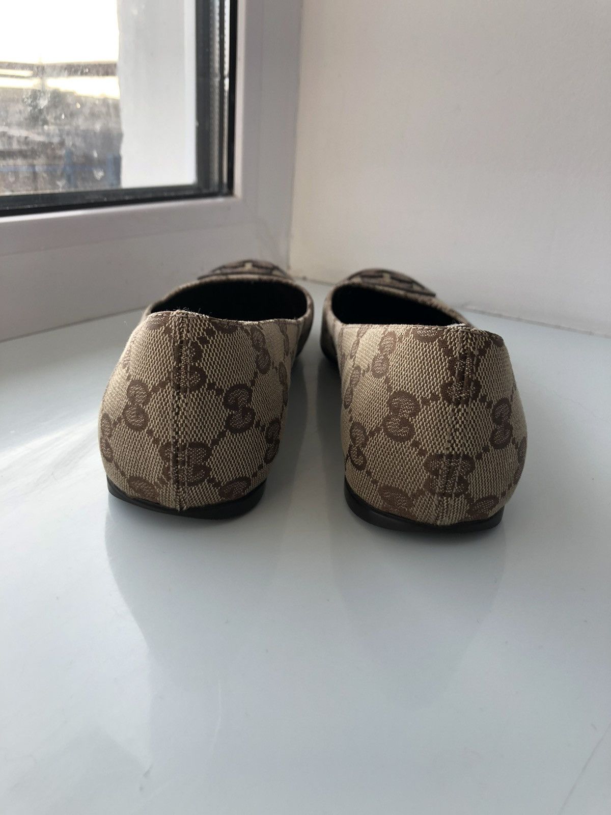 Gucci × Vintage Vintage Gucci monogram ballet flat Size US 5 / IT 35 - 7 Thumbnail