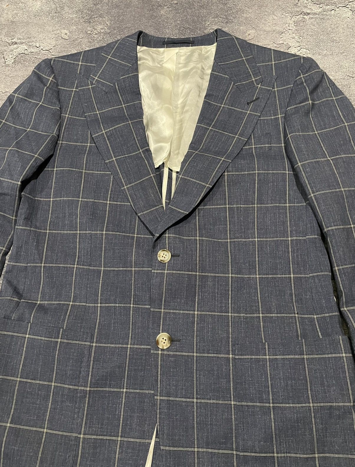 Suitsupply Vintage Suitsupply Pure Wool Super 110s Classic Suit Size 38S - 6 Thumbnail