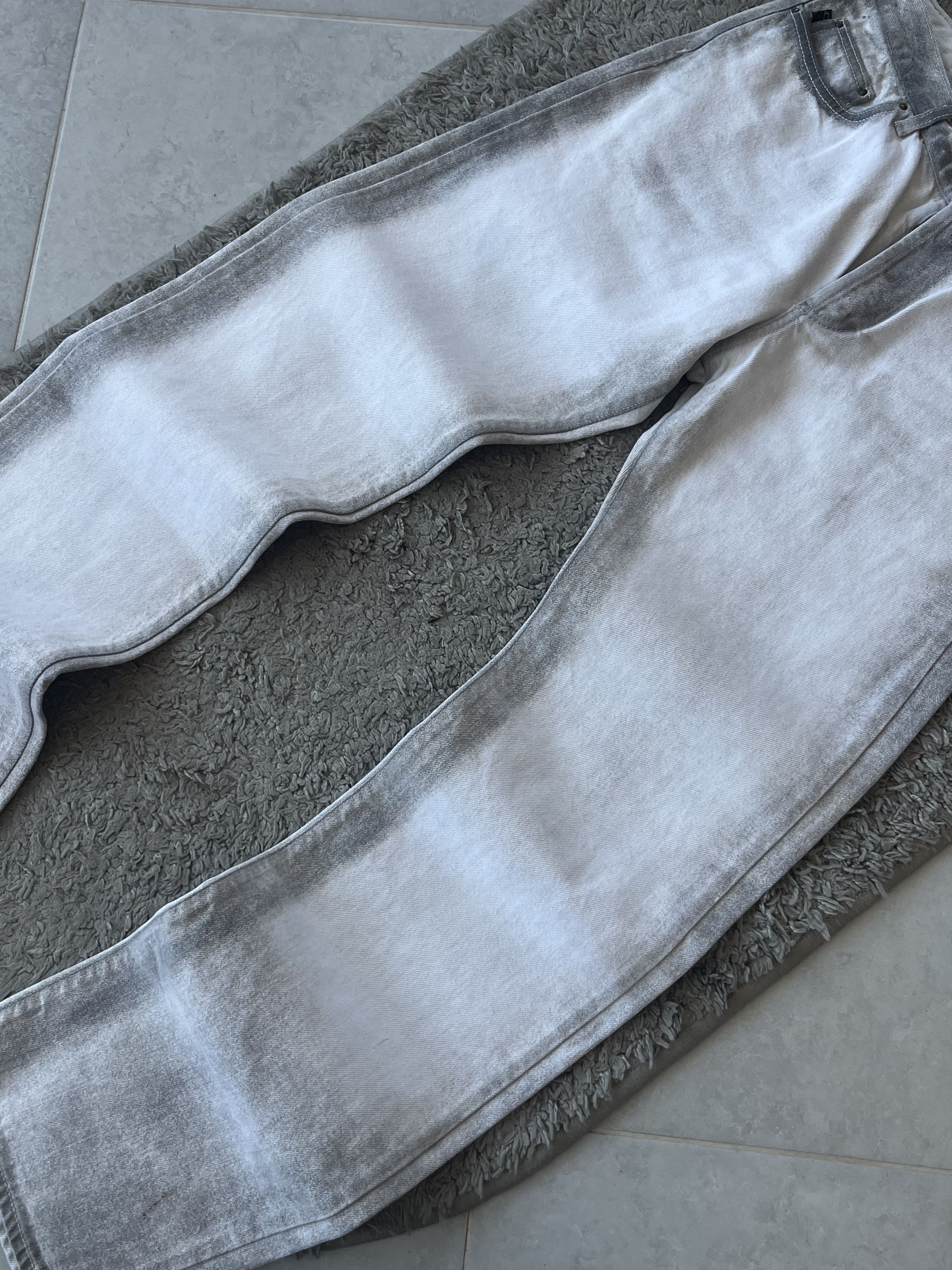 Just Cavalli JUST CAVALLI Men’s Regular Straight Jeans White/Gray Color Size US 30 / EU 46 - 5 Thumbnail