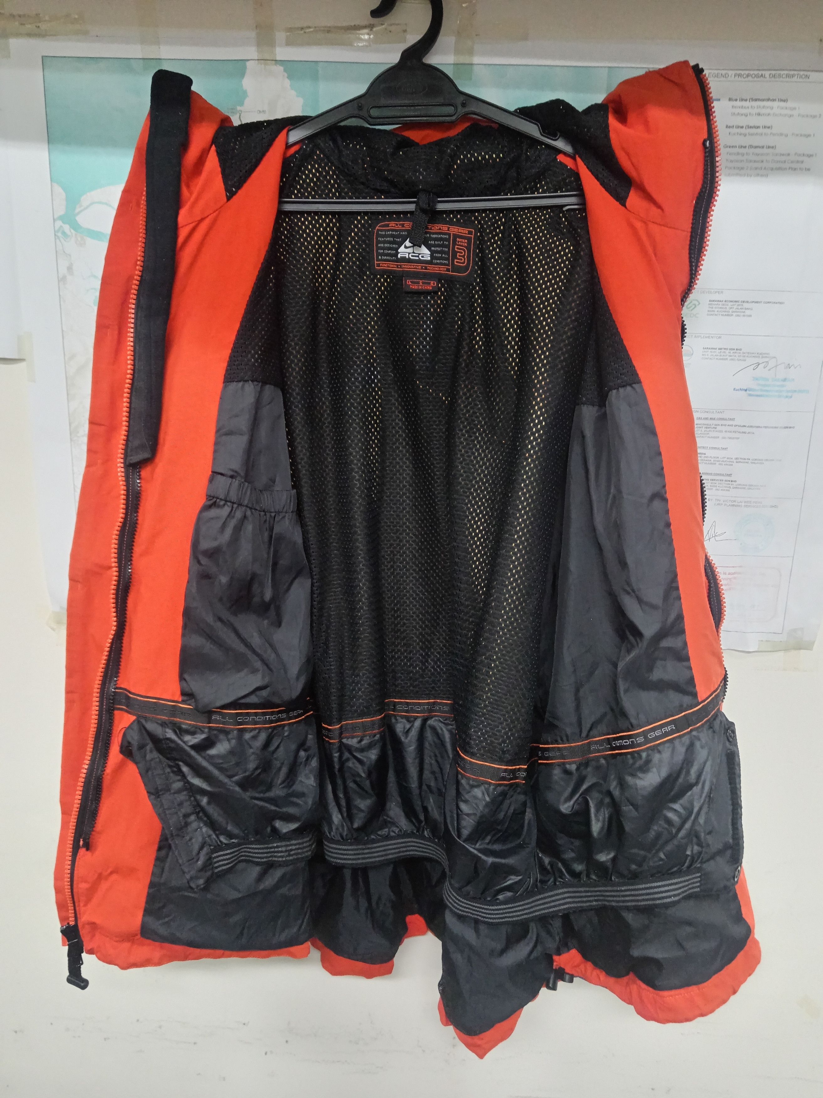 Nike ACG × Vintage Vintage 90s Nike ACG Gorpcore All Conditions Gear Jacket Size US L / EU 52-54 / 3 - 4 Thumbnail