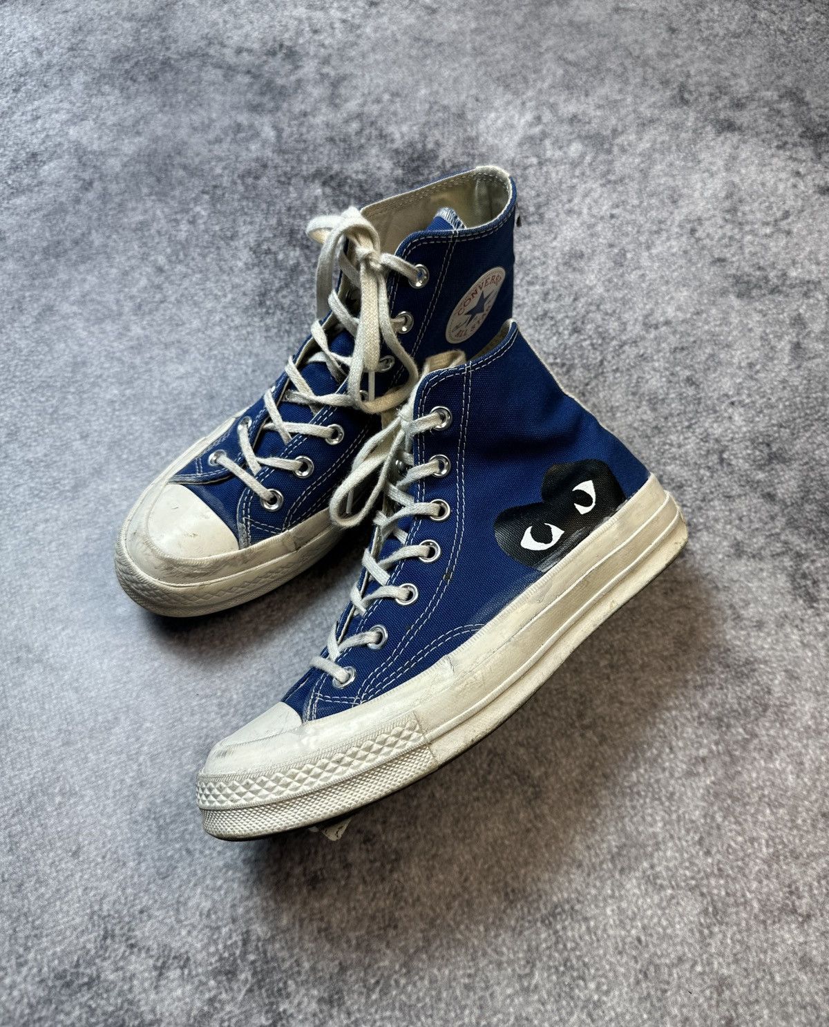Comme des Garcons × Comme des Garcons PLAY × Converse Y2K Converse Play Comme Des Garçons Logo High Sneakers 38 Size US 5.5 / EU 38 - 1 Thumbnail